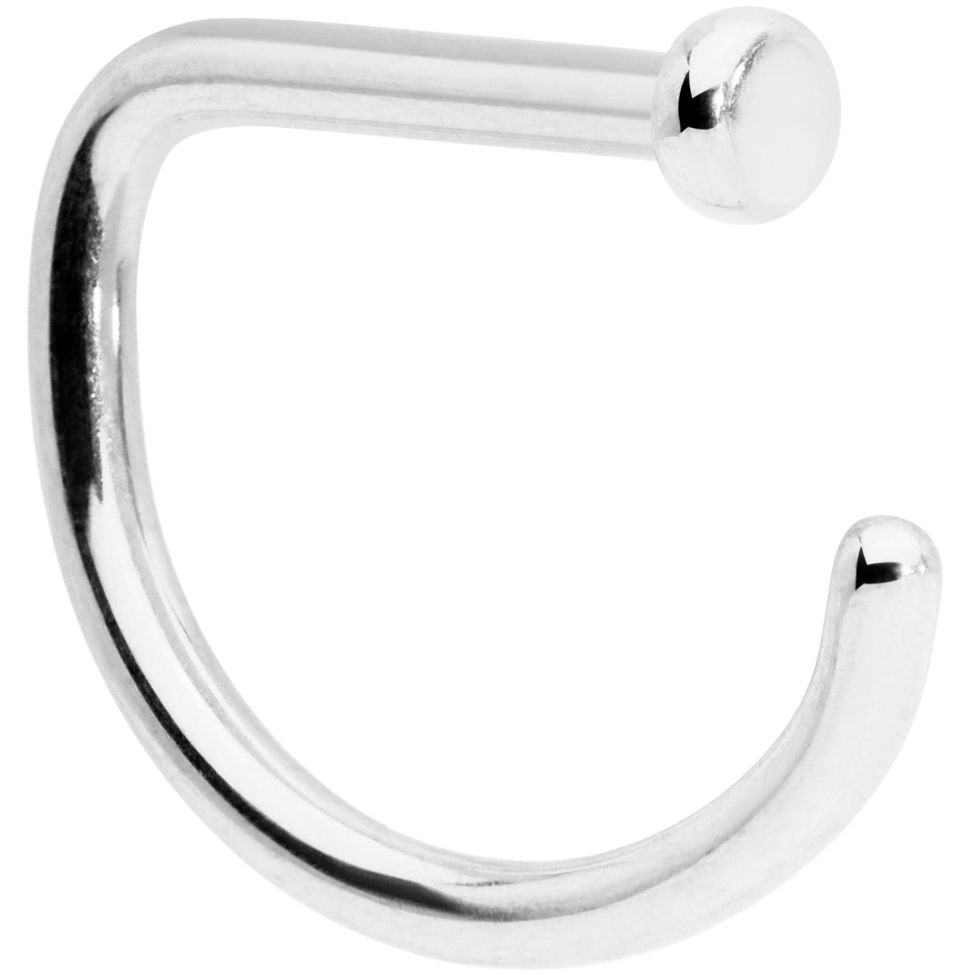 18G 5/16 Grade 23 Titanium D Shape Nose Hoop
