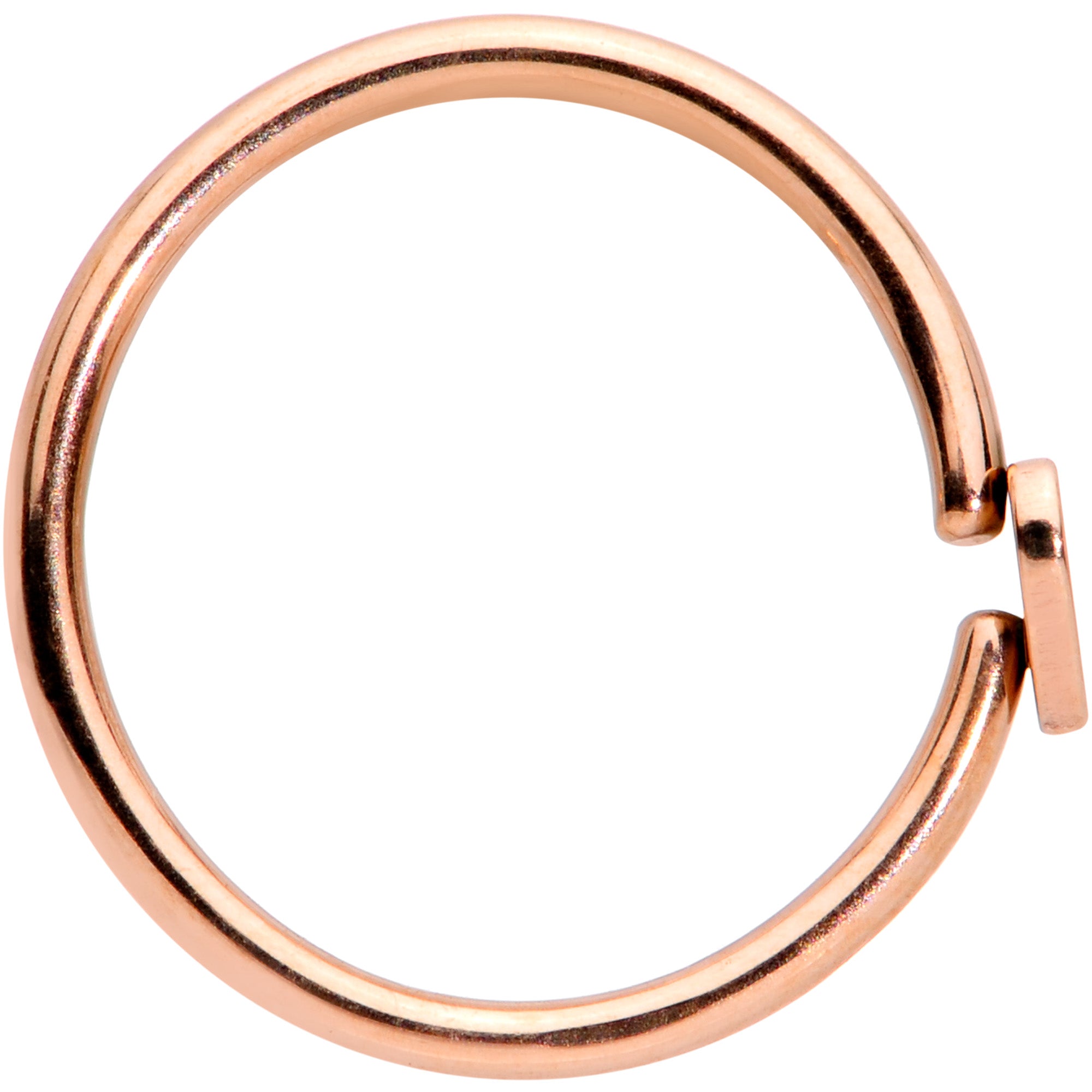 20G 5/16 Rose Gold Tone Have A Heart Valentines Day Nose Hoop