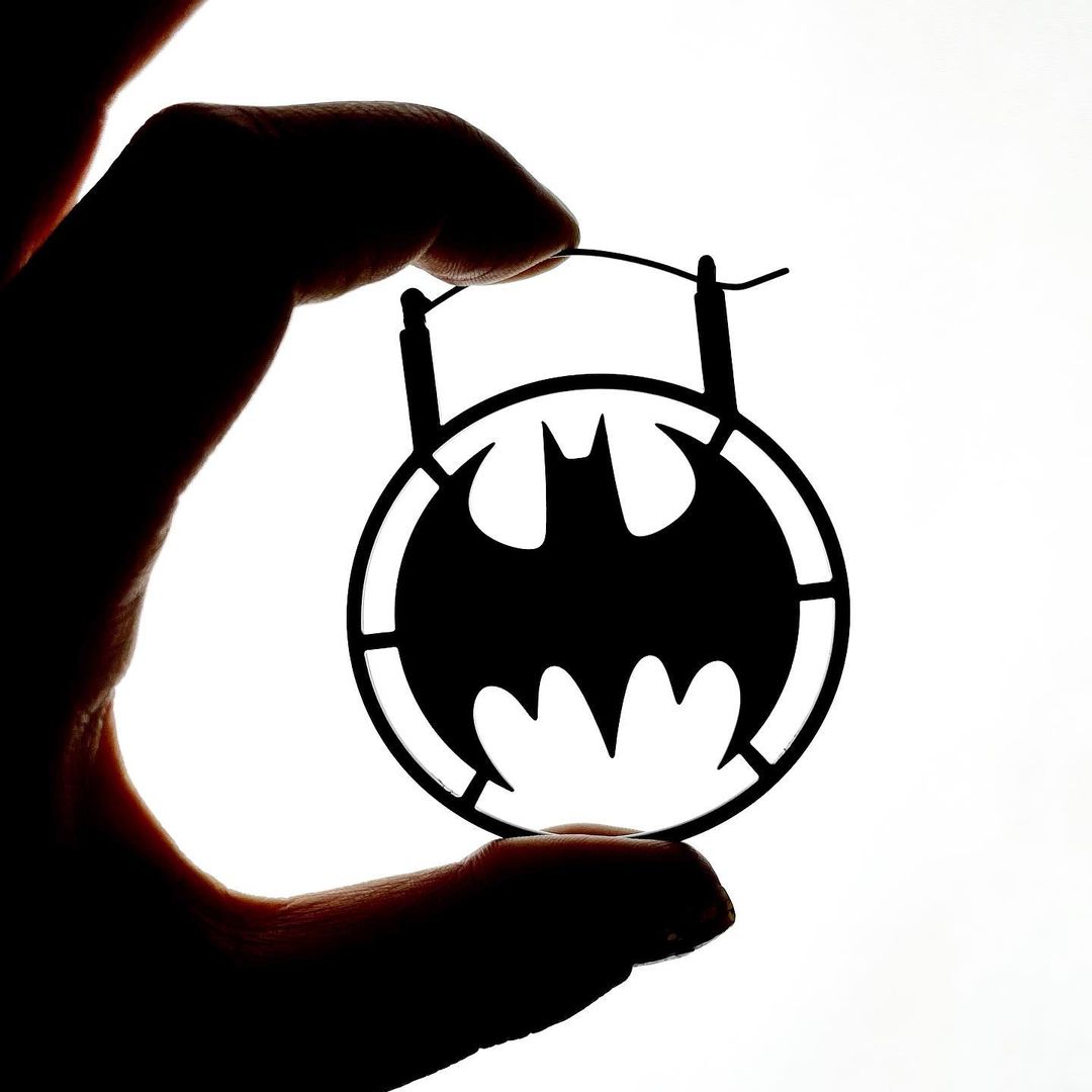 Officially Licensed DC Comics Batman Tunnel Plug Earrings