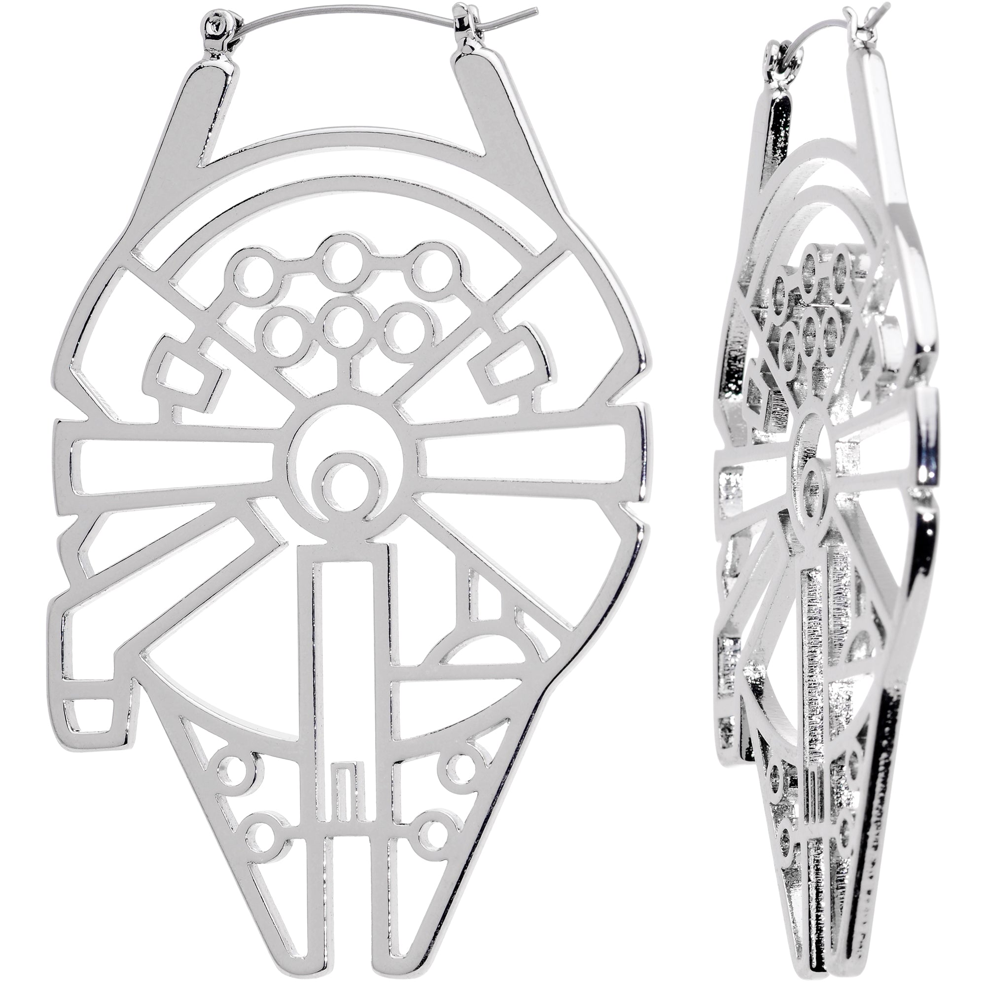 Officially Licensed Star Wars Millennium Falcon Tunnel Plug Earrings