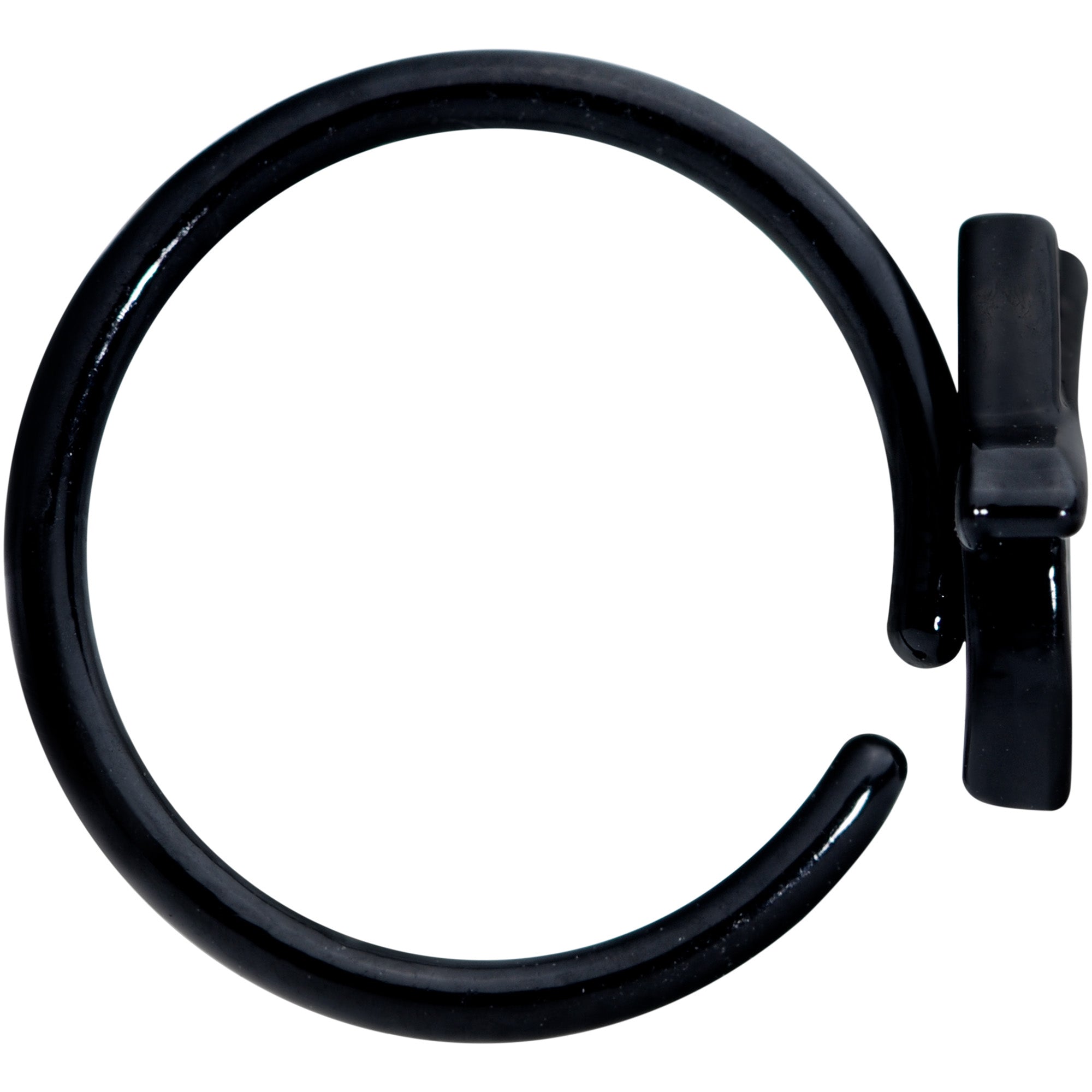 18G 3/8 Black Blue Summer Kayak Boat Nose Hoop