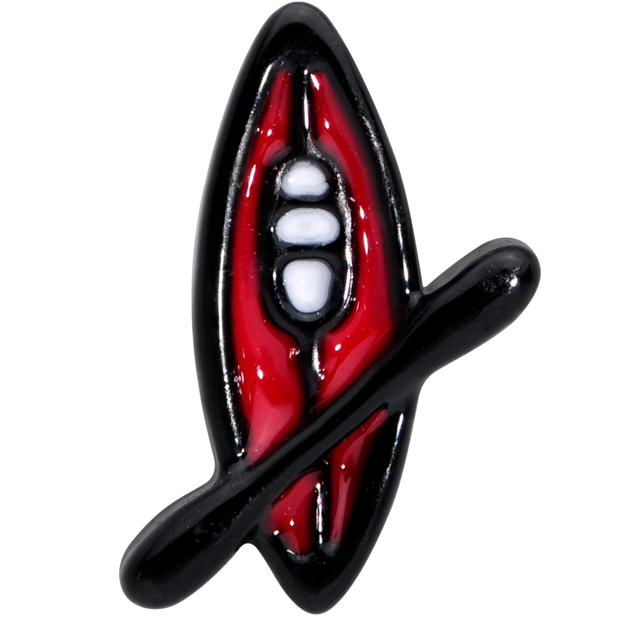 20G 1/4 Black Red Summer Kayak Boat Nose Bone