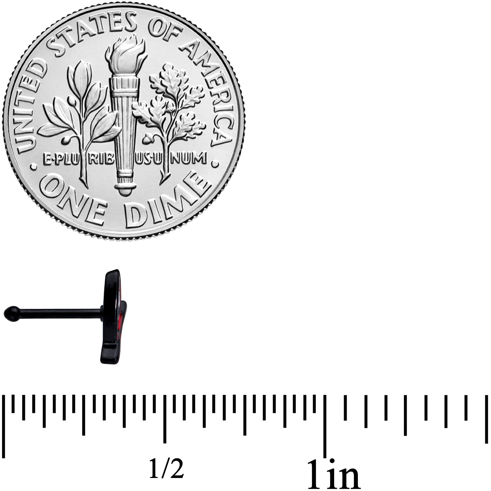 20G 1/4 Black Red Summer Kayak Boat Nose Bone