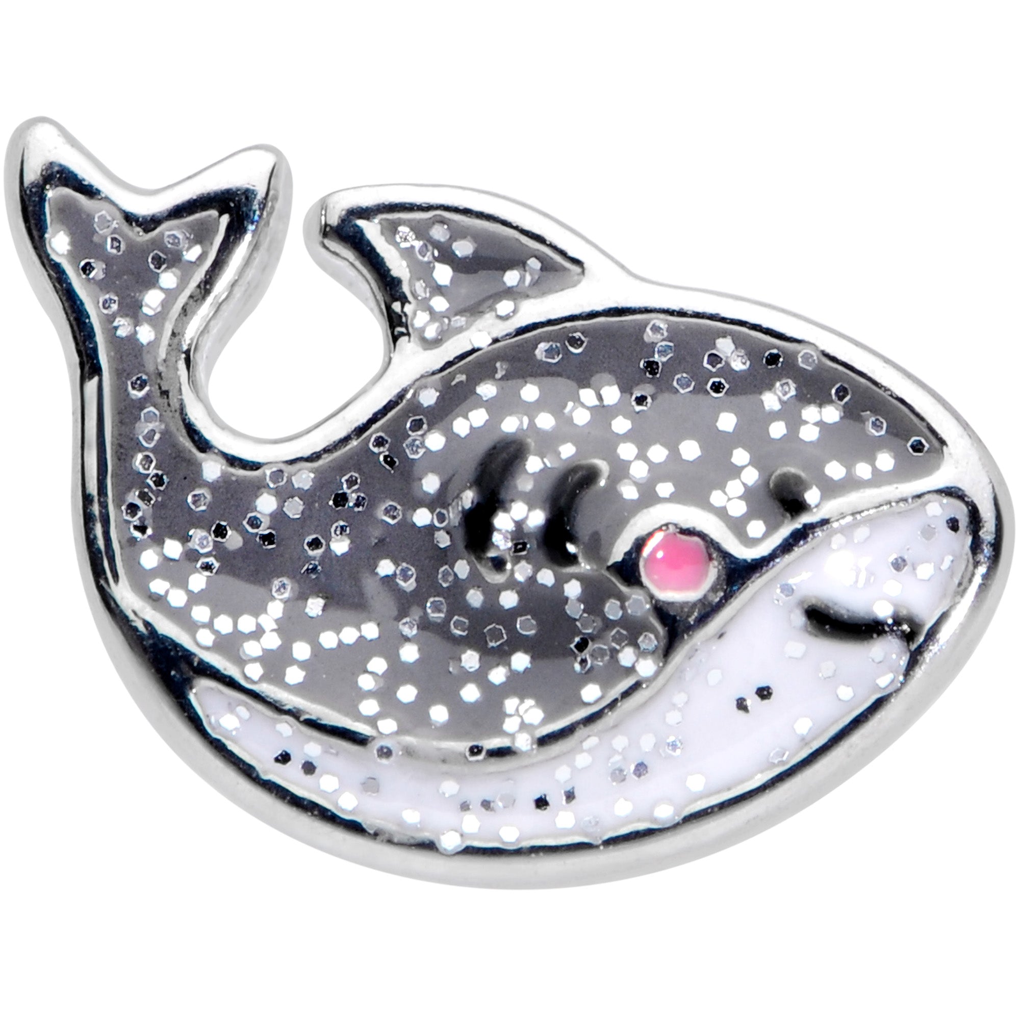 20G 1/4 Sweet Smiling Whale Nose Bone