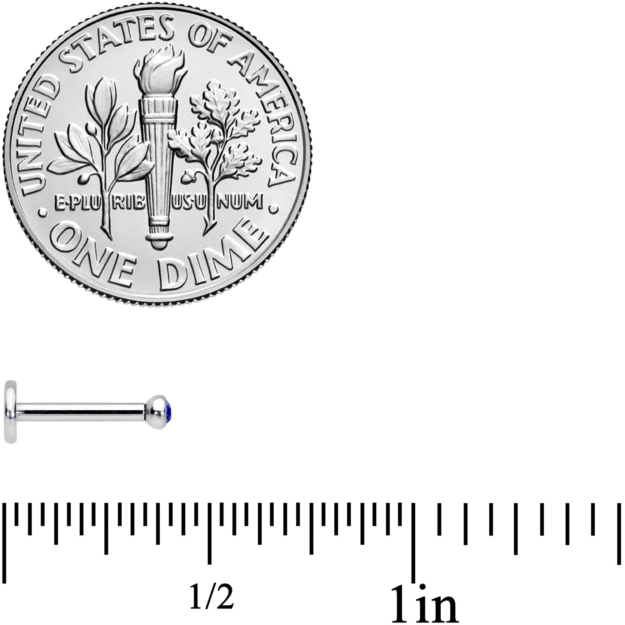 16G 5/16 Officially Licensed Marvel Superman Labret Set of 5