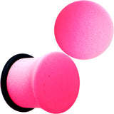 White Pink Ombre Matte Acrylic Single Flare Plug Set Sizes 2mm-12mm