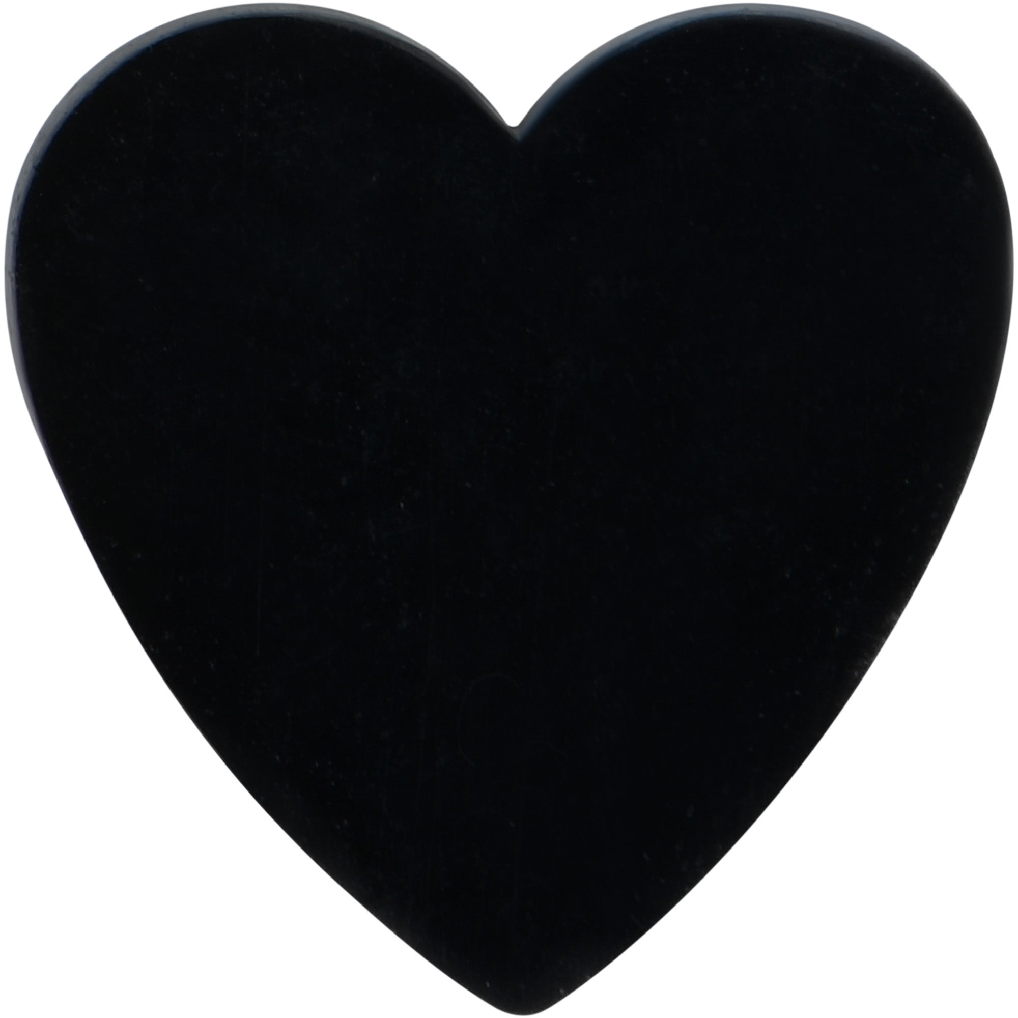 16 Gauge 5/16 Black Simple Heart Internally Threaded Labret Tragus
