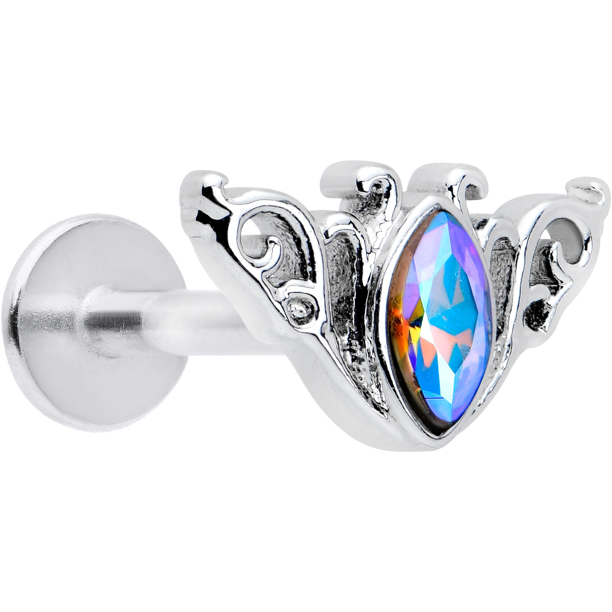 16G 5/16 Aurora Gem Deco Waves Labret Monroe Tragus