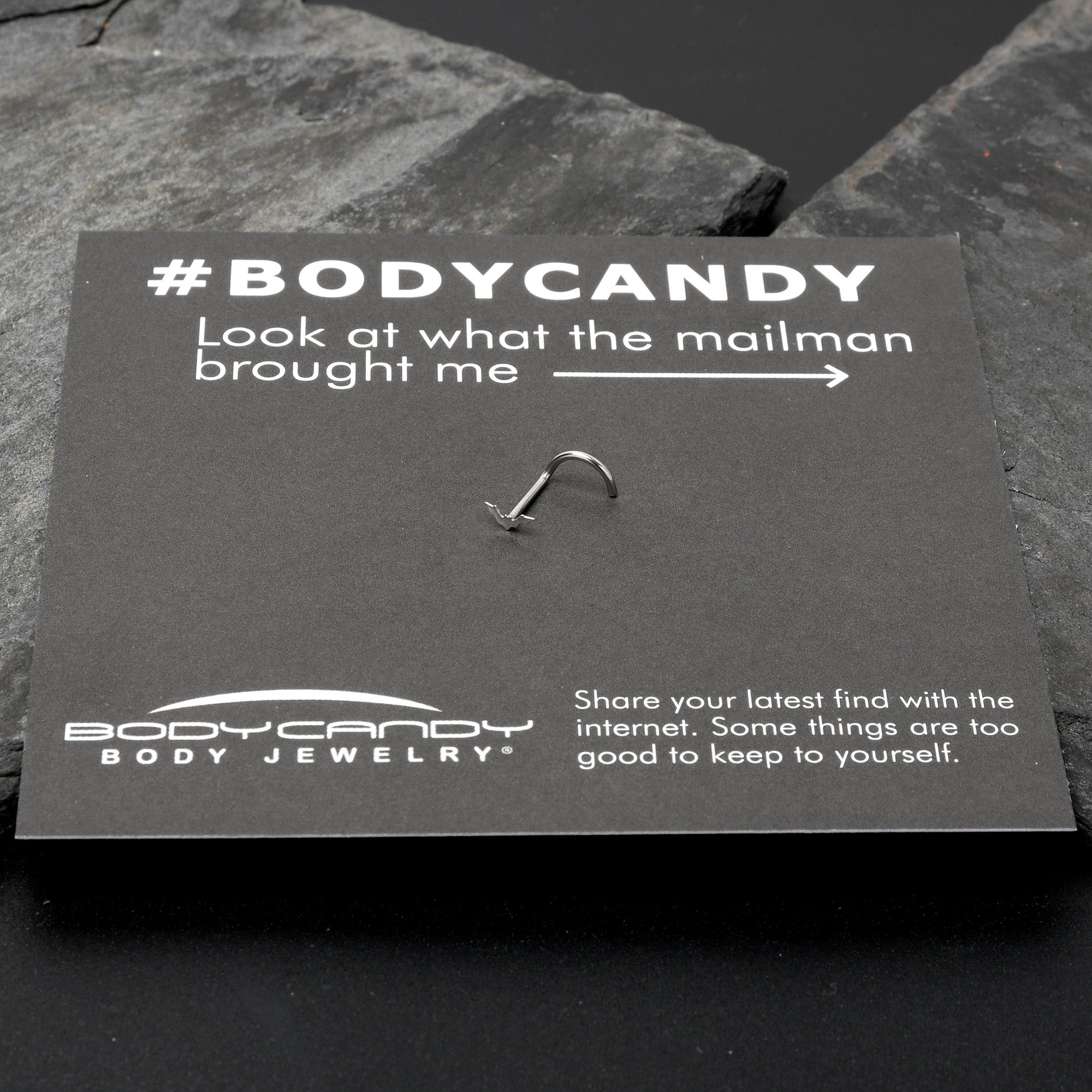 20G 1/4 Itty Bitty Bat Left Side Nose Screw