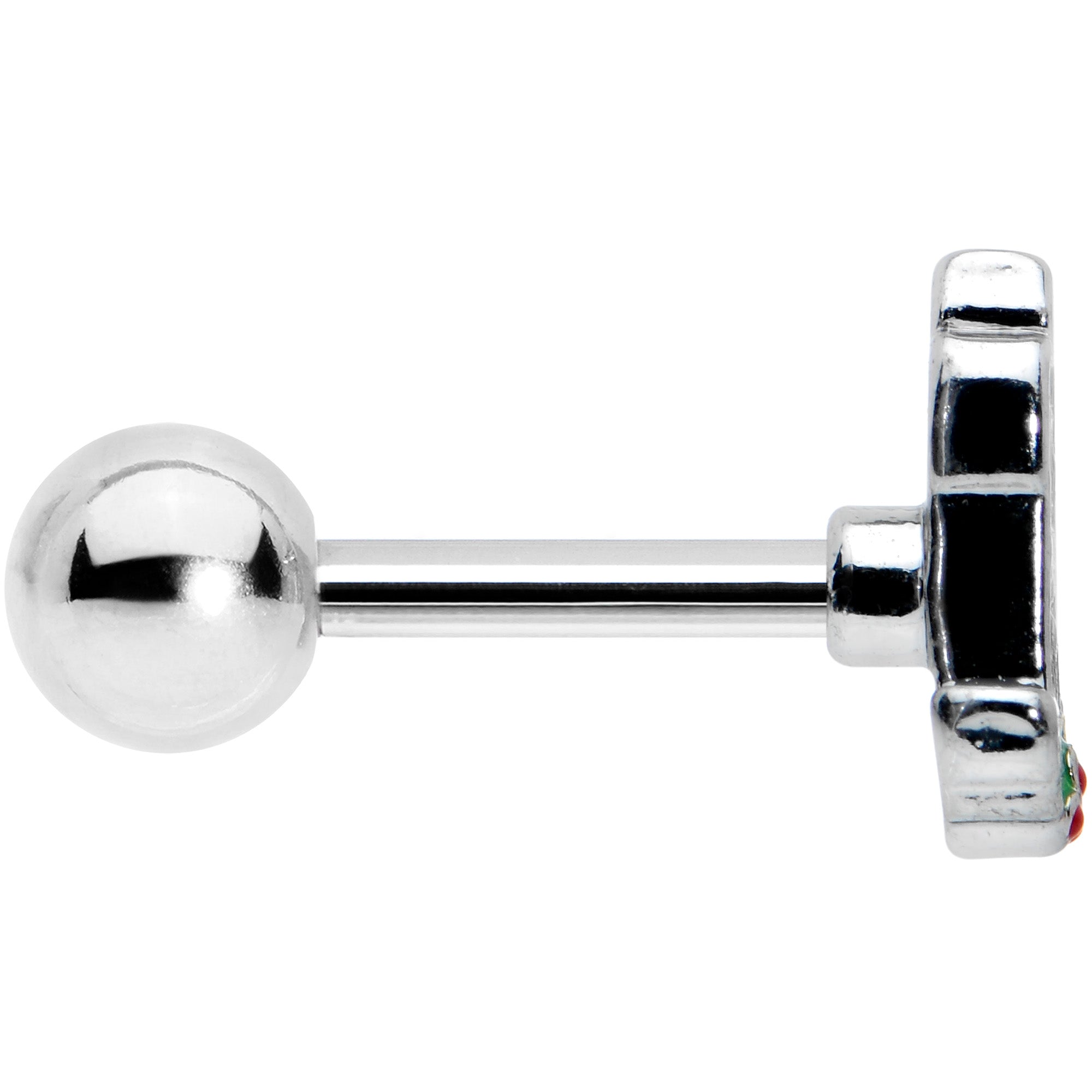 16G 1/4 Sweet Holiday Christmas Candle Cartilage Tragus Earring