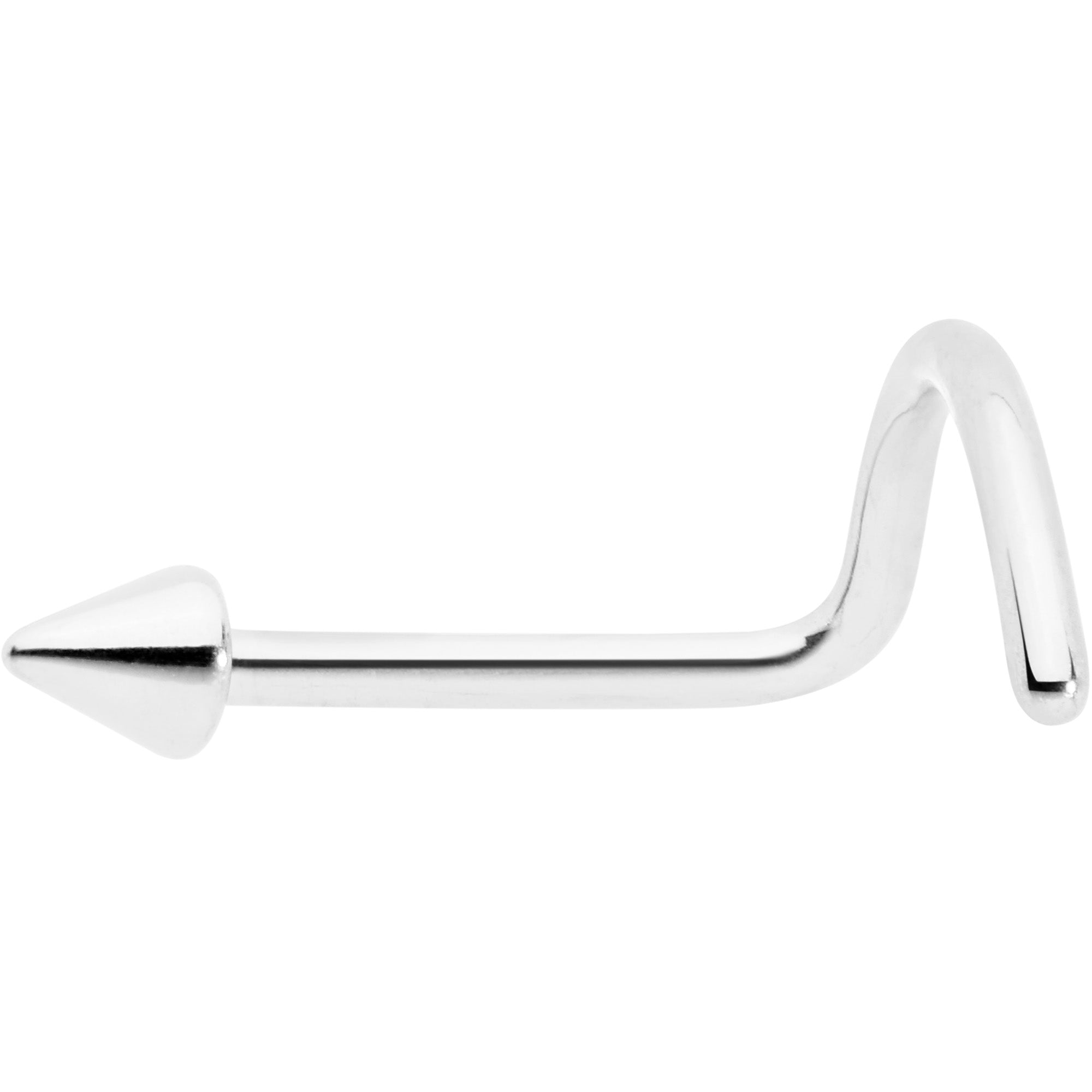 20G 1/4 ASTM F-136 Implant Grade Titanium Cone End Left Side Nose Screw