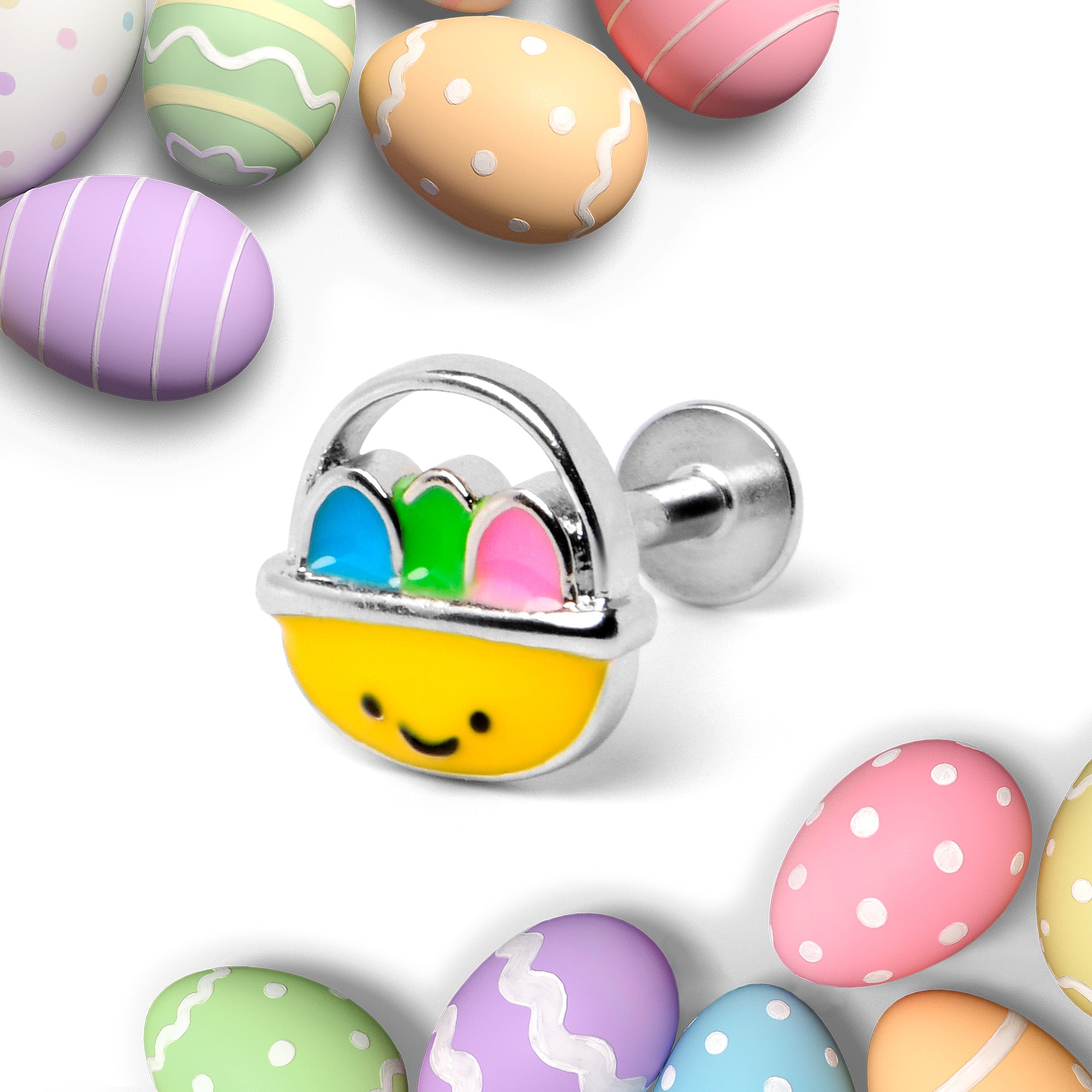 16G 5/16  Celebration Easter Basket Labret Monroe Tragus