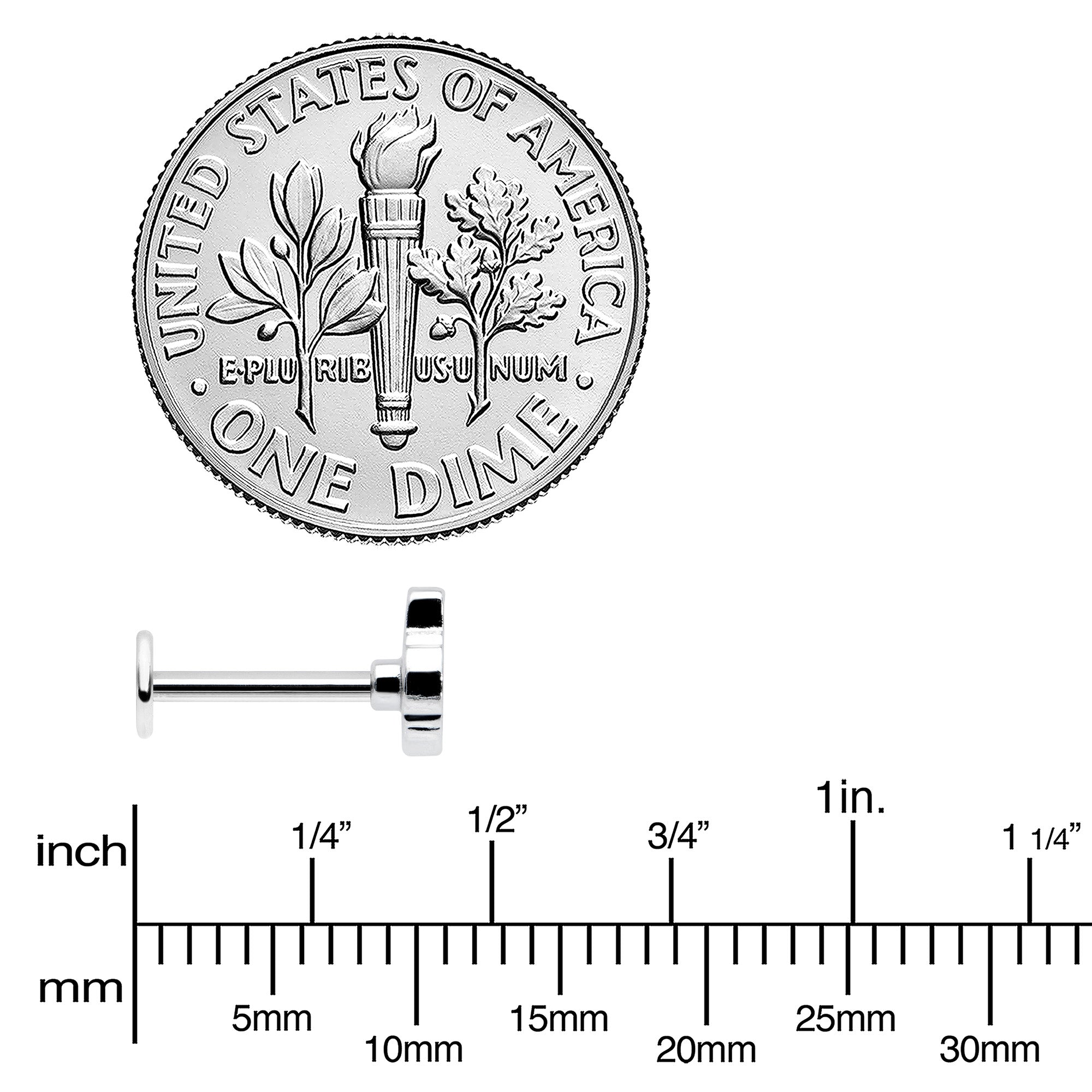 16G 5/16 Sweet Happy Leprechaun St Patricks Labret Monroe Tragus