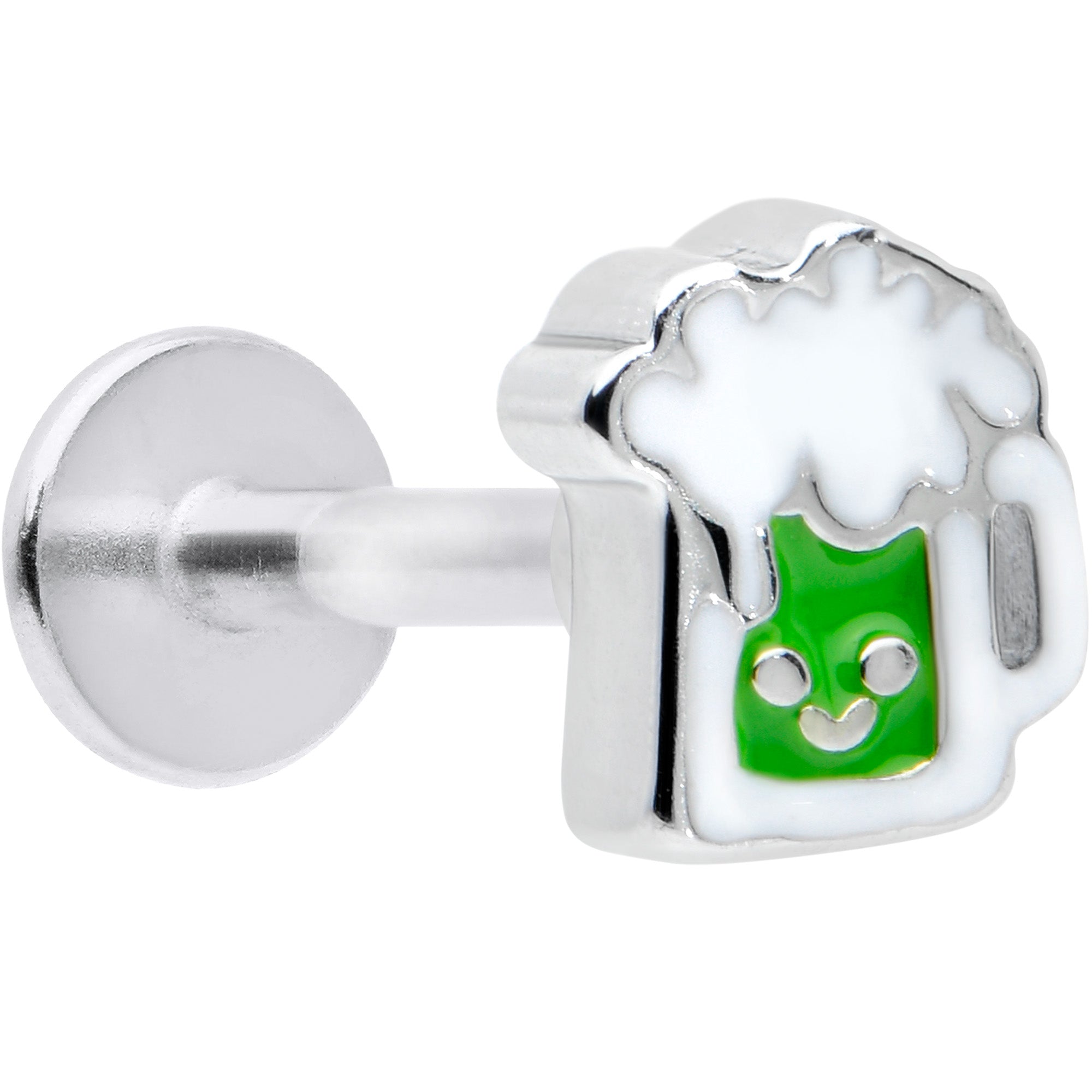 16G 5/16 Sweet Happy Green Beer St Patricks Labret Monroe Tragus