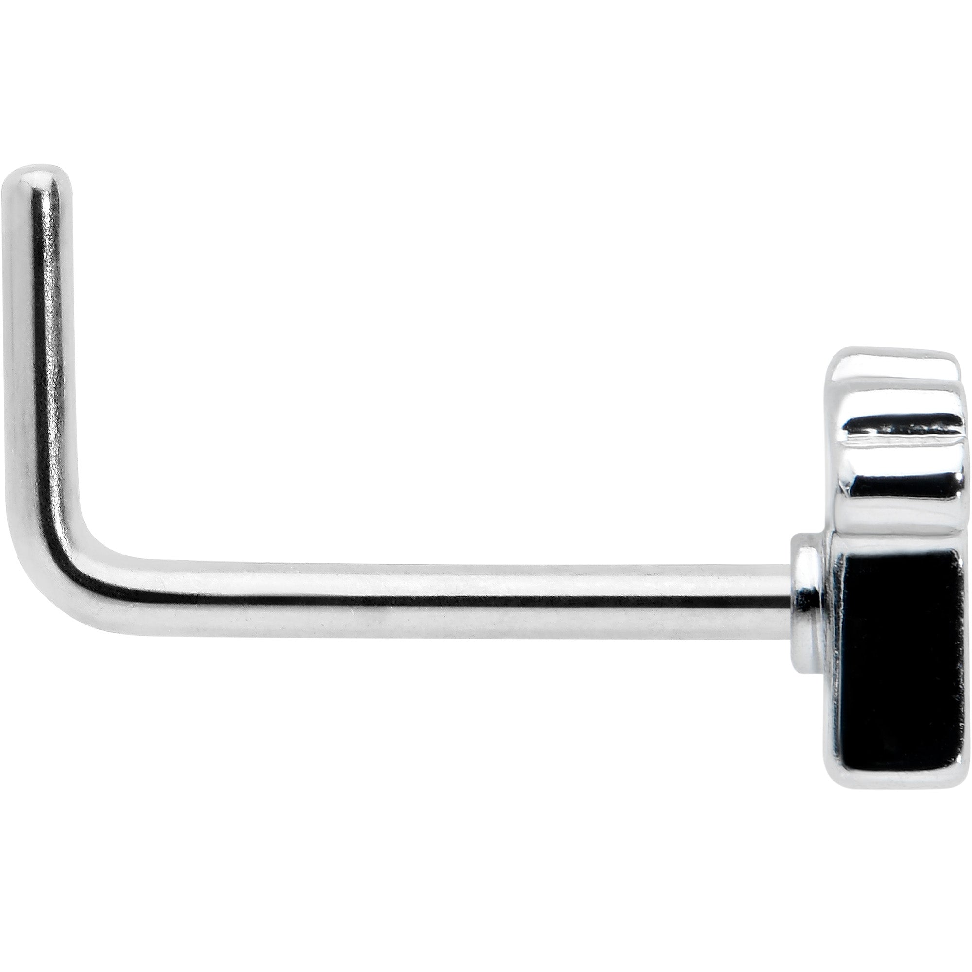 20G 7mm Sweet Happy Beer St Patricks L Shape Nose Ring