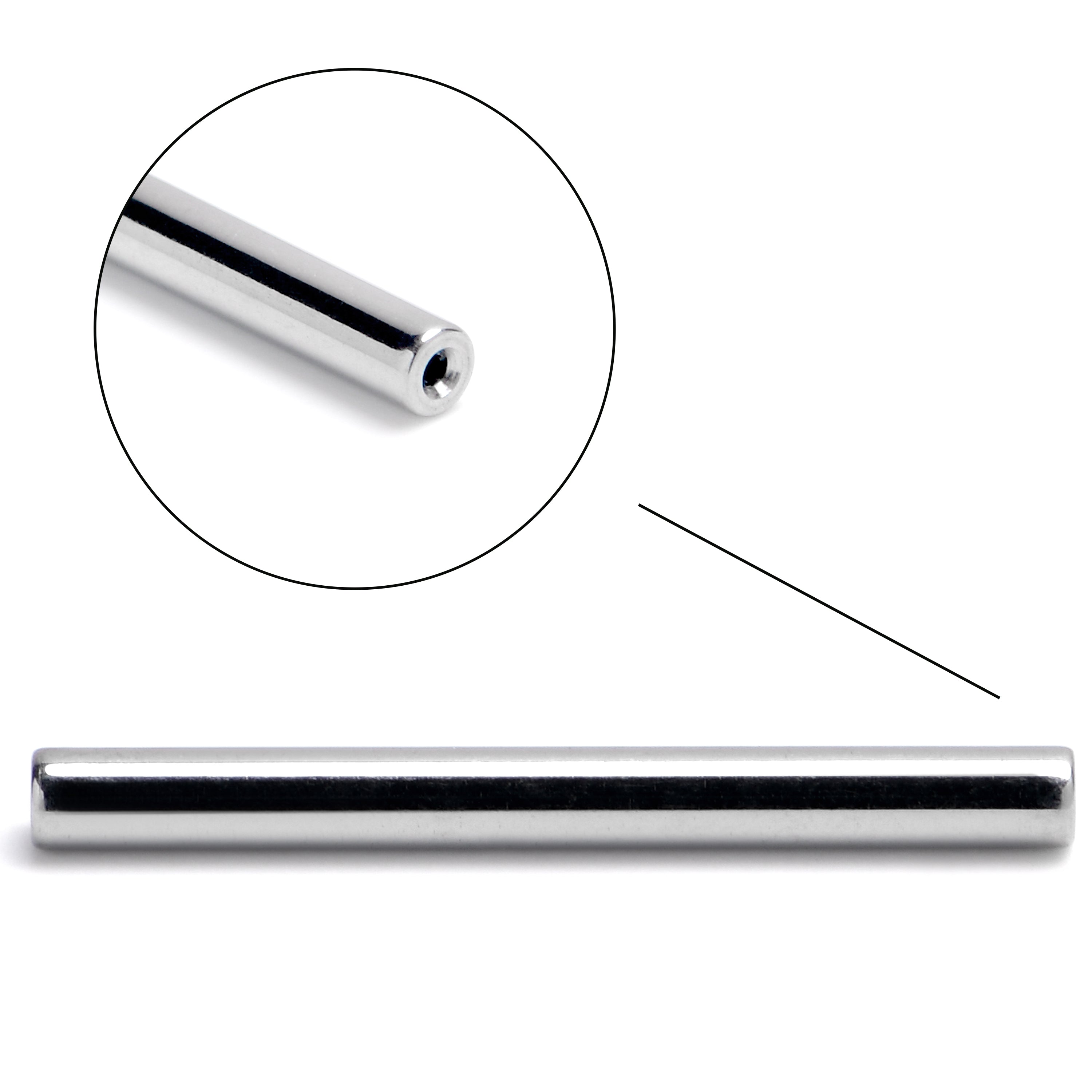 14G 5/8 ASTM F-136 Implant Grade Titanium Threadless Replacement Barbell