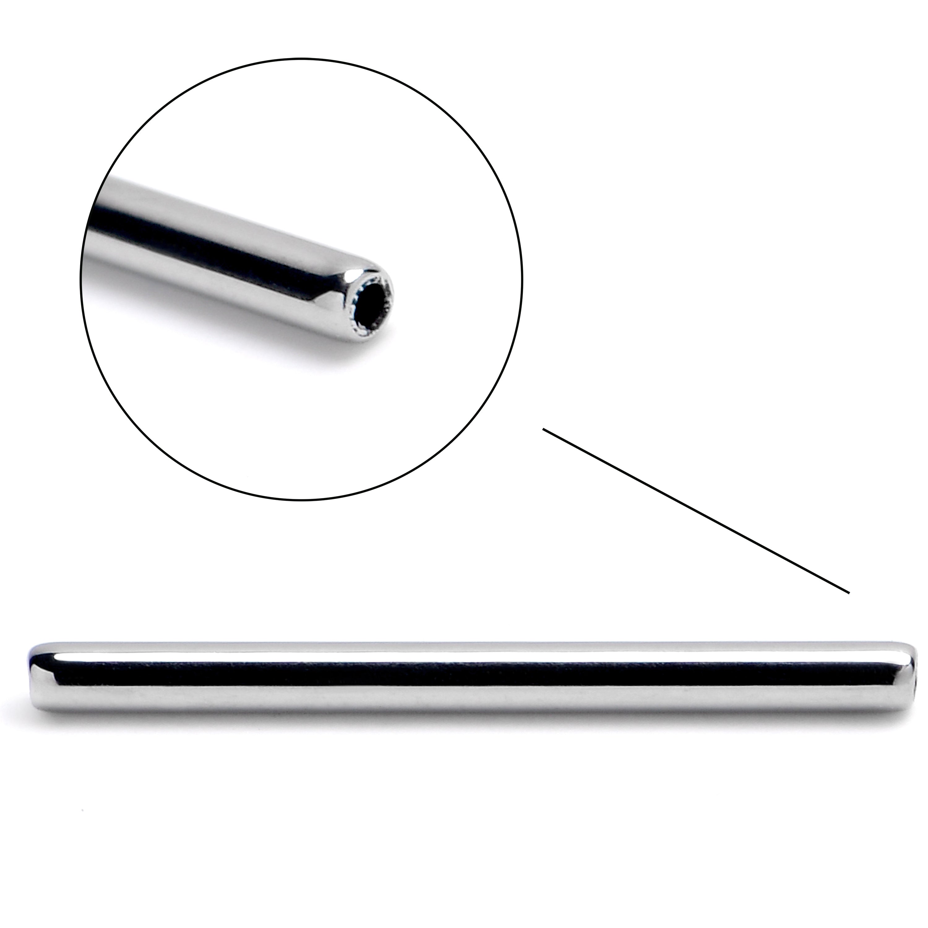 16G 9/16 ASTM F-136 Implant Grade Titanium Threadless Replacement Barbell