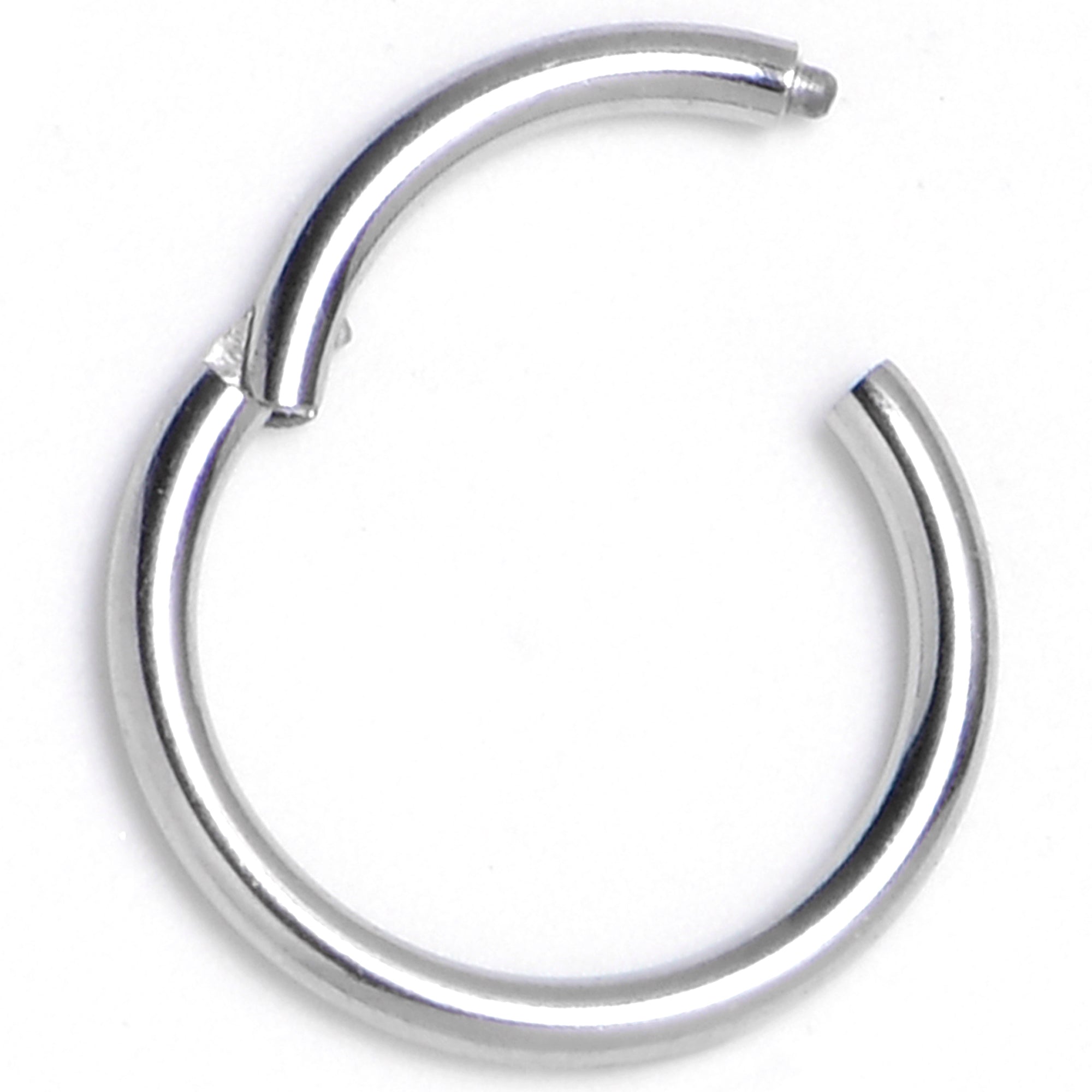 20G 1/4 316L Surgical Steel Precision Hinged Segment Hoop