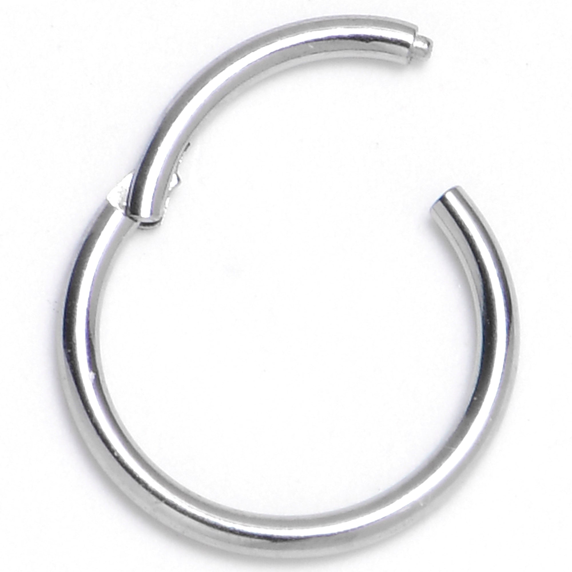 20G 7mm 316L Surgical Steel Precision Hinged Segment Hoop