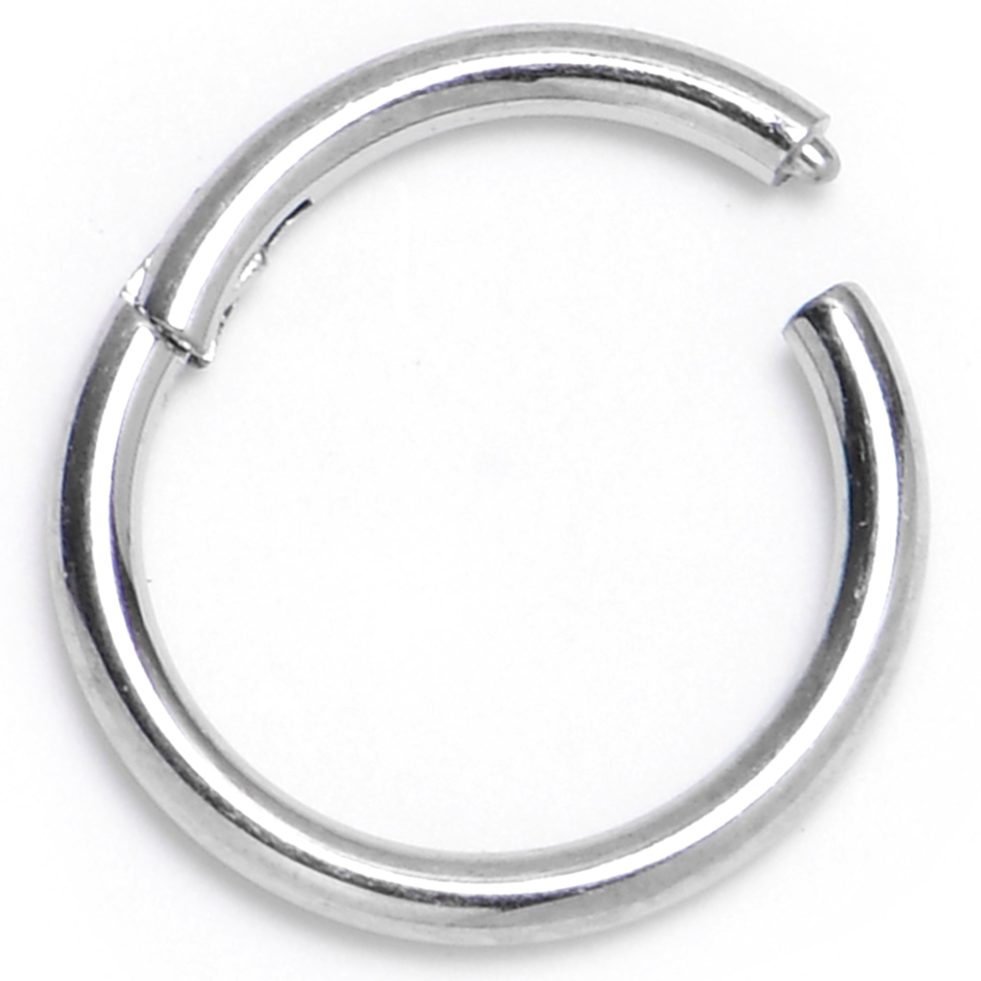 18G 7mm 316L Surgical Steel Precision Hinged Segment Hoop