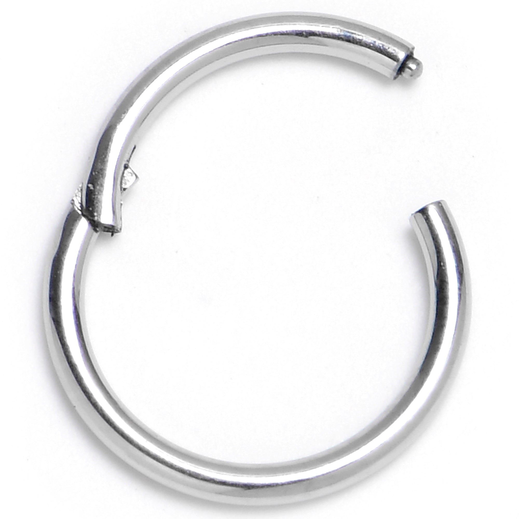 18G 5/16 316L Surgical Steel Precision Hinged Segment Hoop