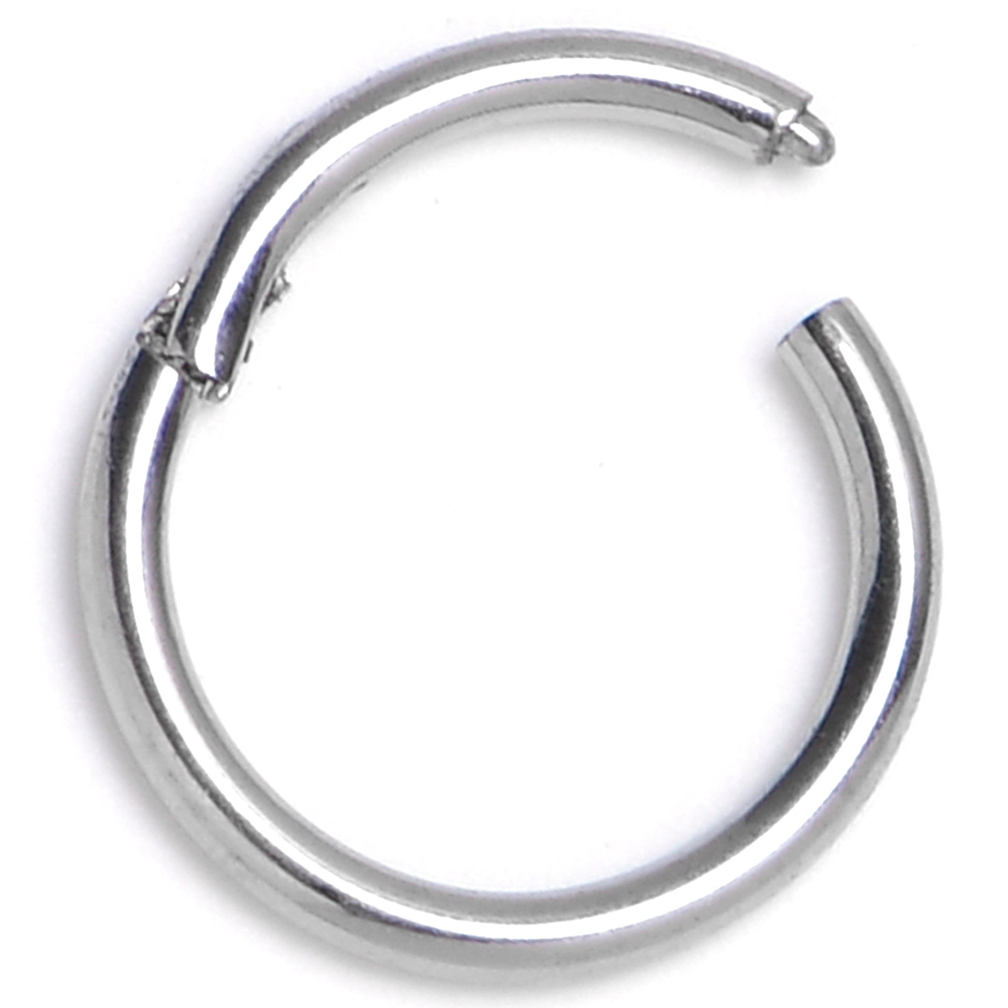 20G 1/4 A ASTM F-136 Titainum Precision Hinged Segment Hoop