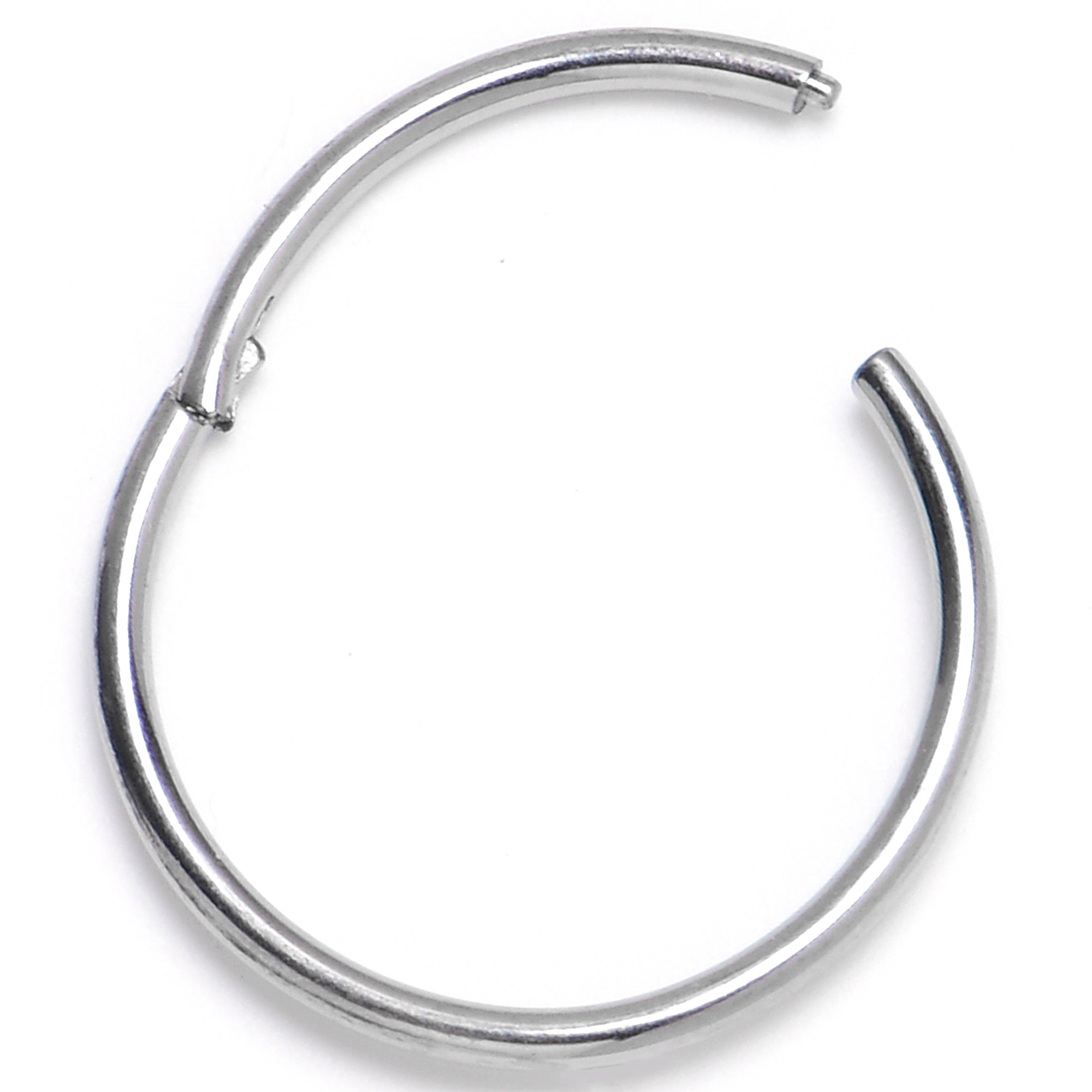 20G 3/8 ASTM F-136 Titainum Percision Hinged Segment Hoop