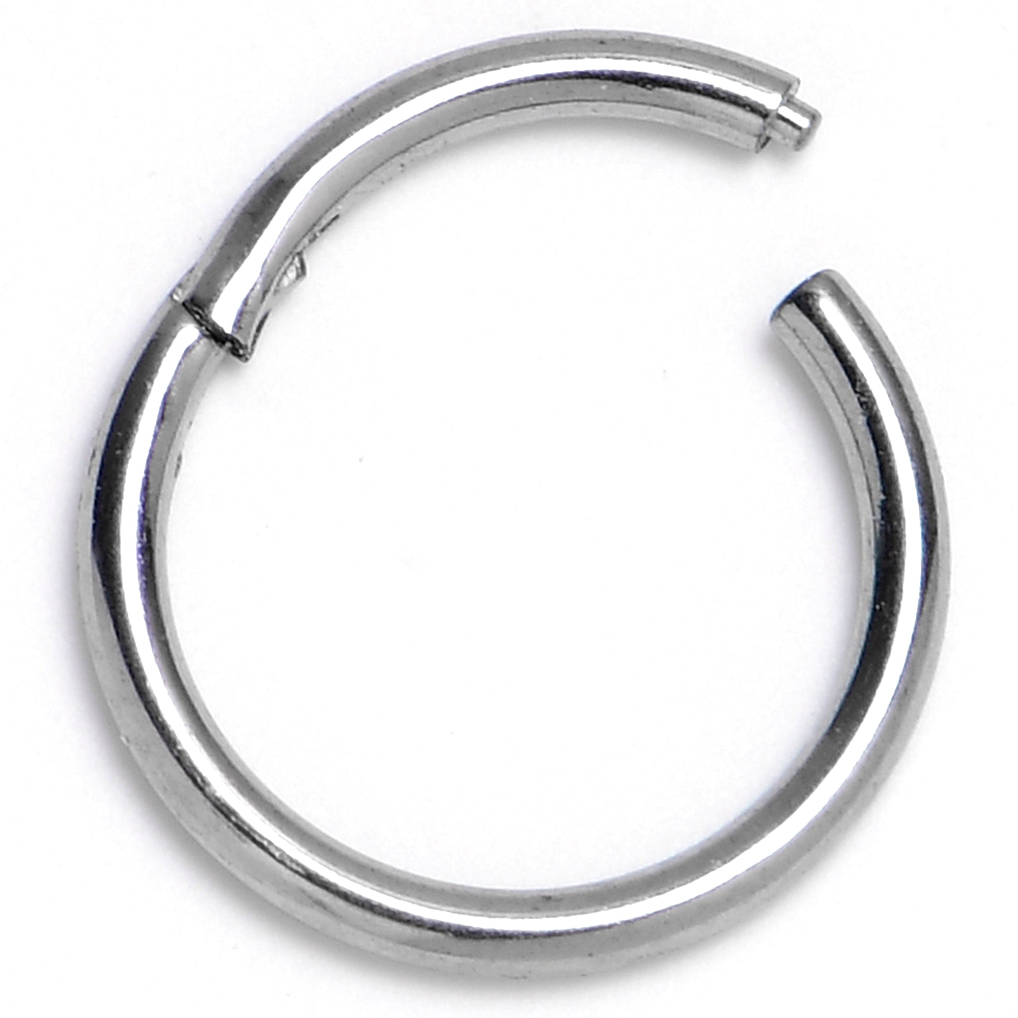 18G 5/16  ASTM F-136 Titainum Percision Hinged Segment Hoop