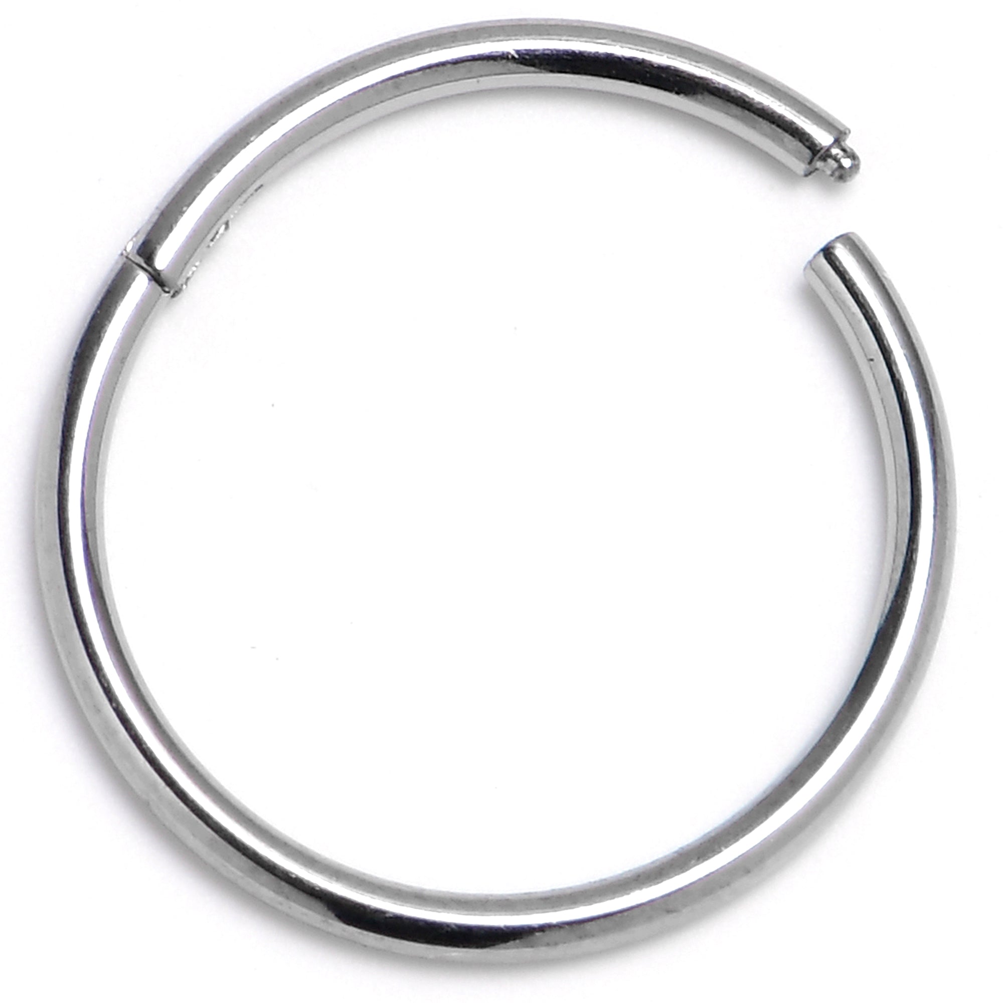 18G 7/16 ASTM F-136 Titainum Percision Hinged Segment Hoop