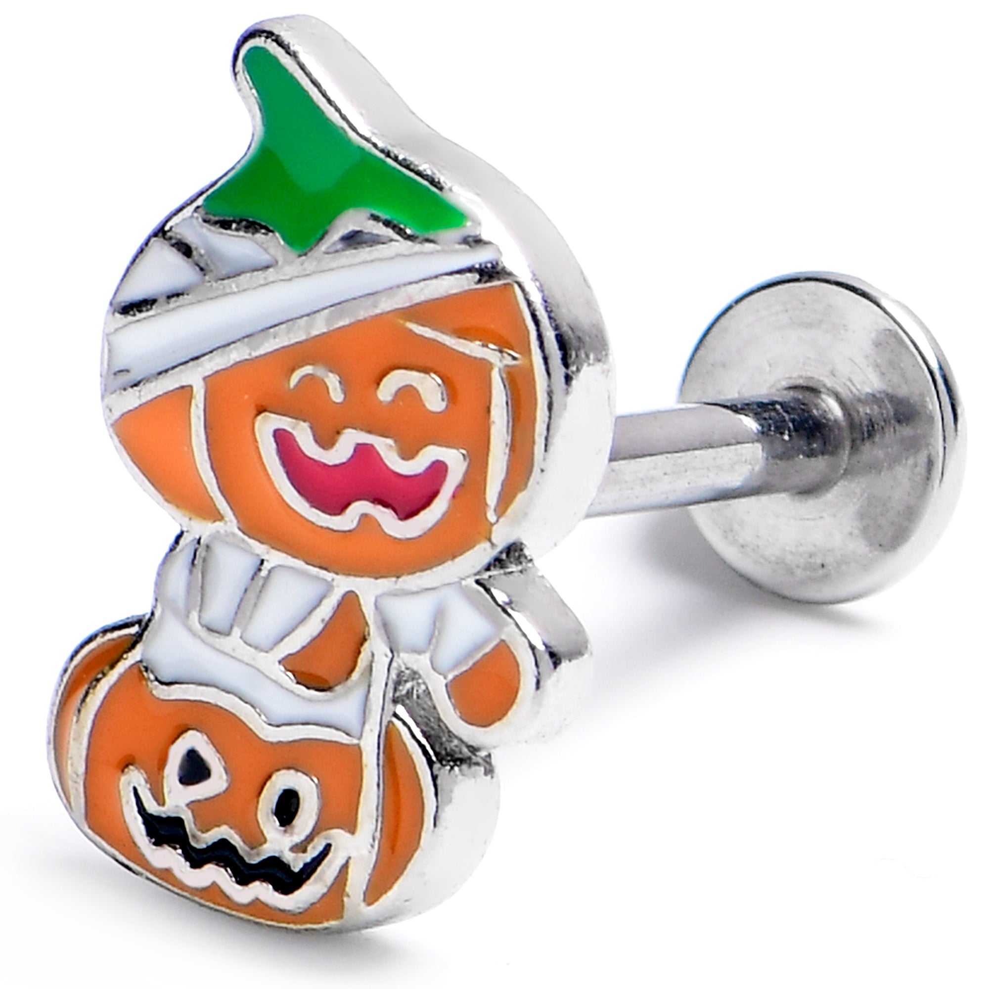 16G 5/16 Mummy Pumpkin Jack OLantern Labret Monroe Tragus