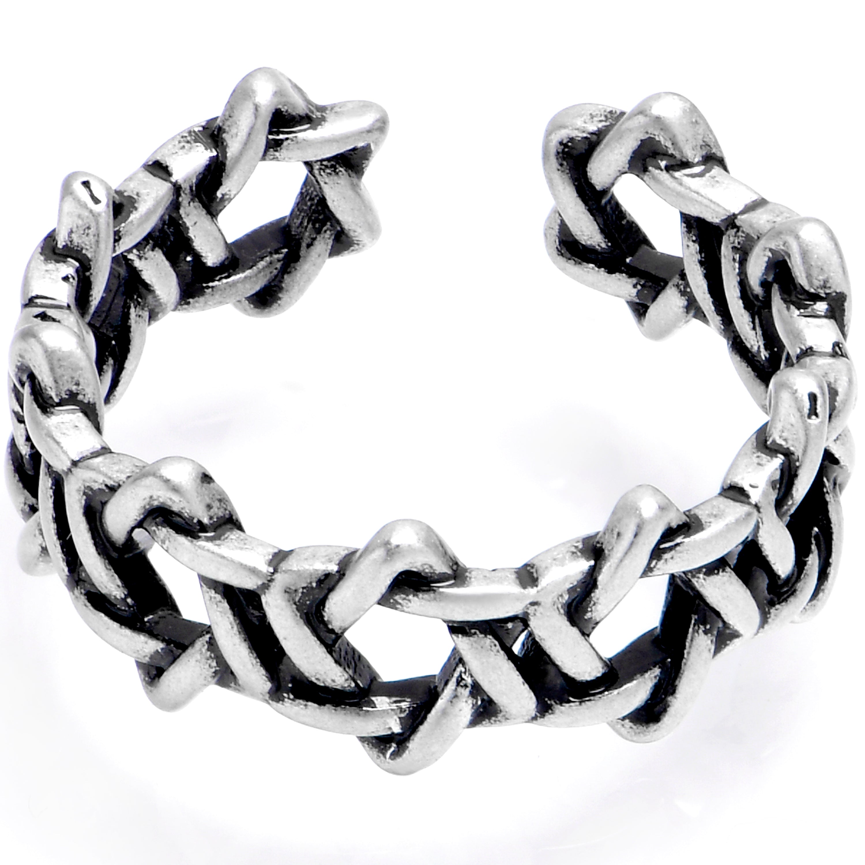 Stars of David Adjustable Toe Ring
