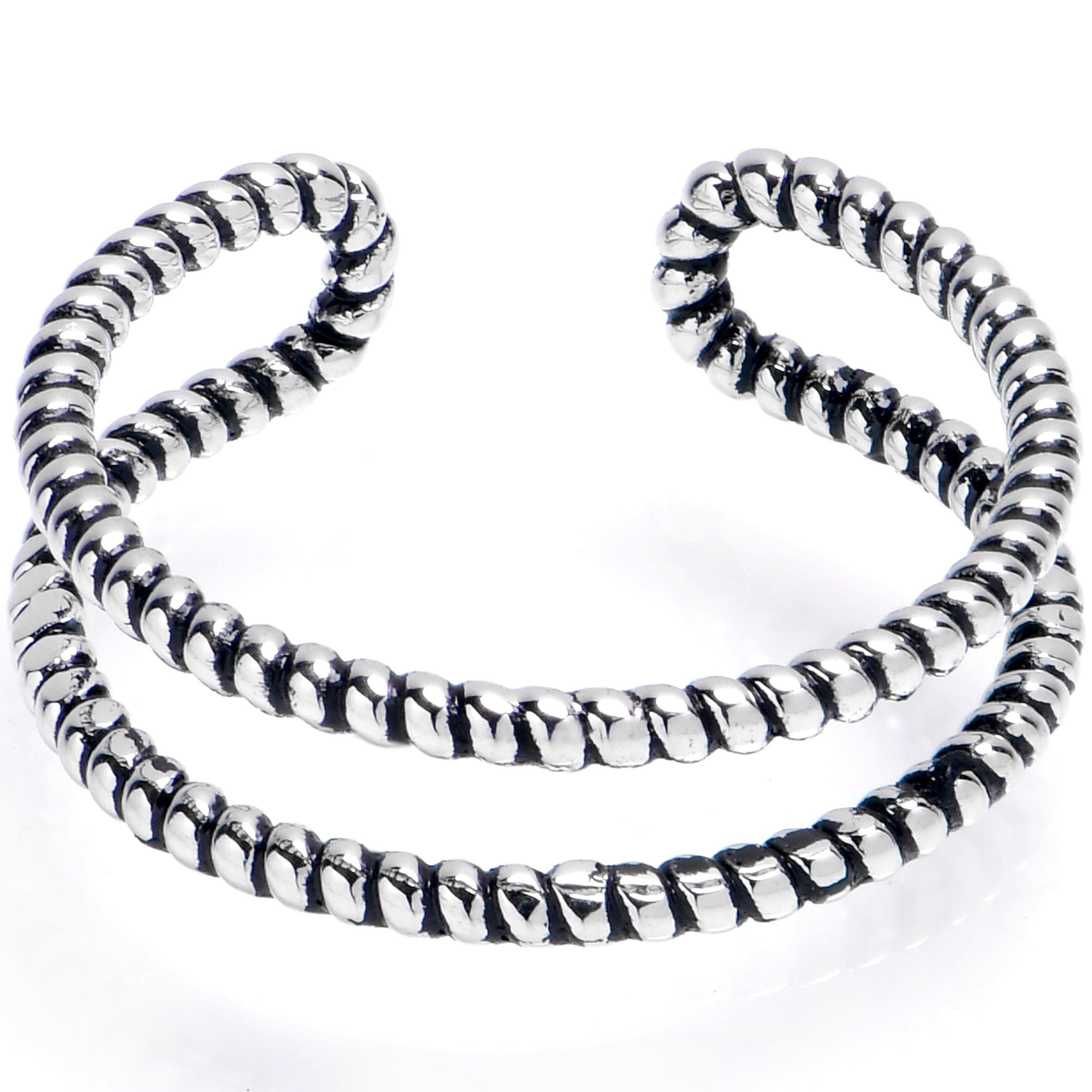 Getting Knotty Textured Adjustable Toe Ring