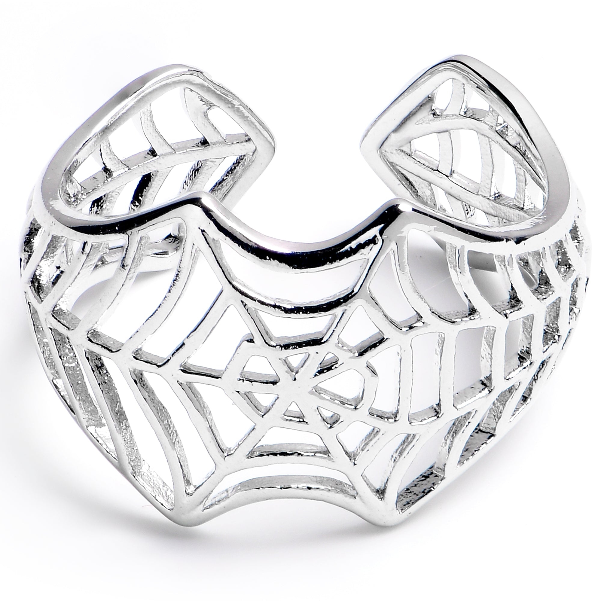 Spider Web Halloween Adjustable Toe Ring