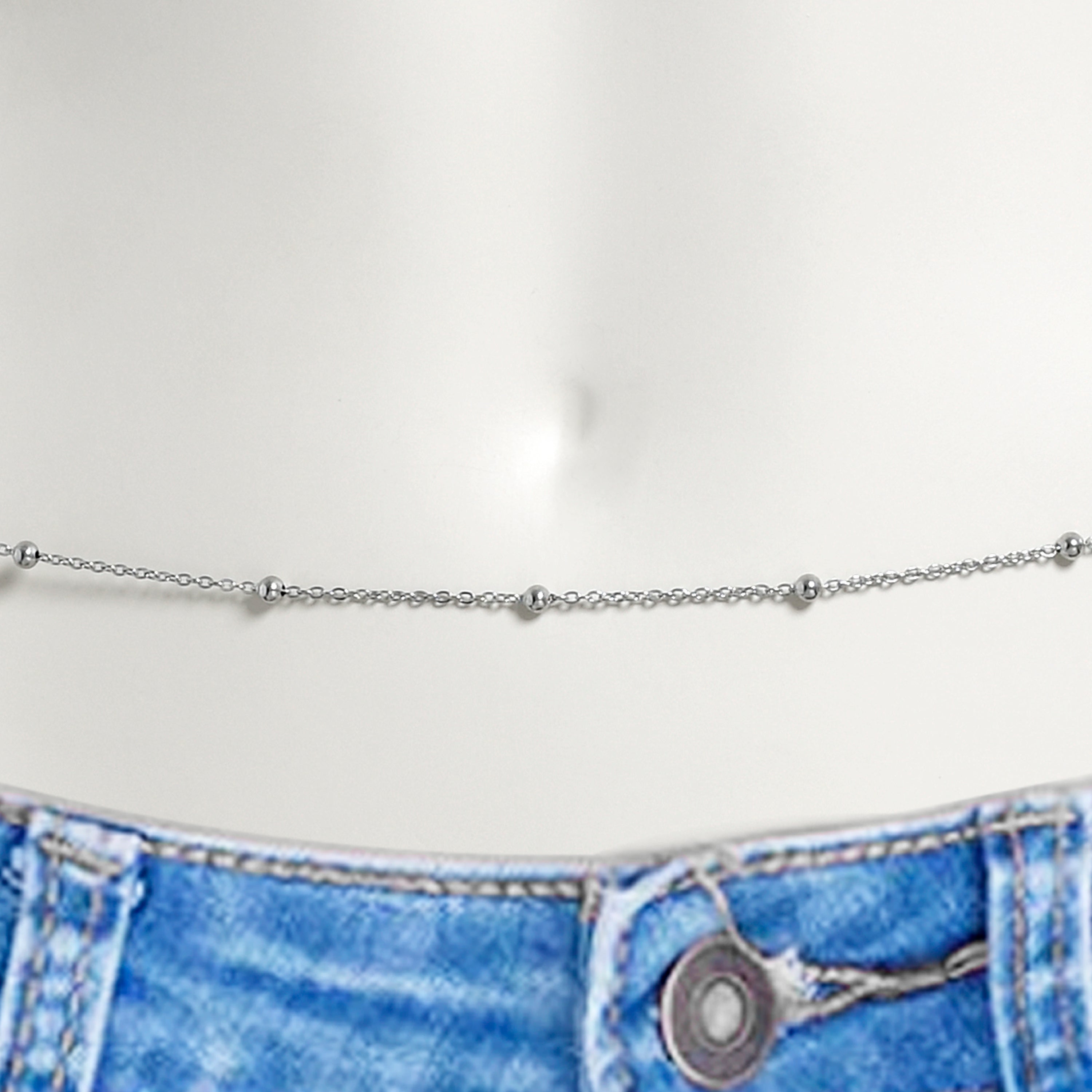 Ball Chain Style Belly Chain