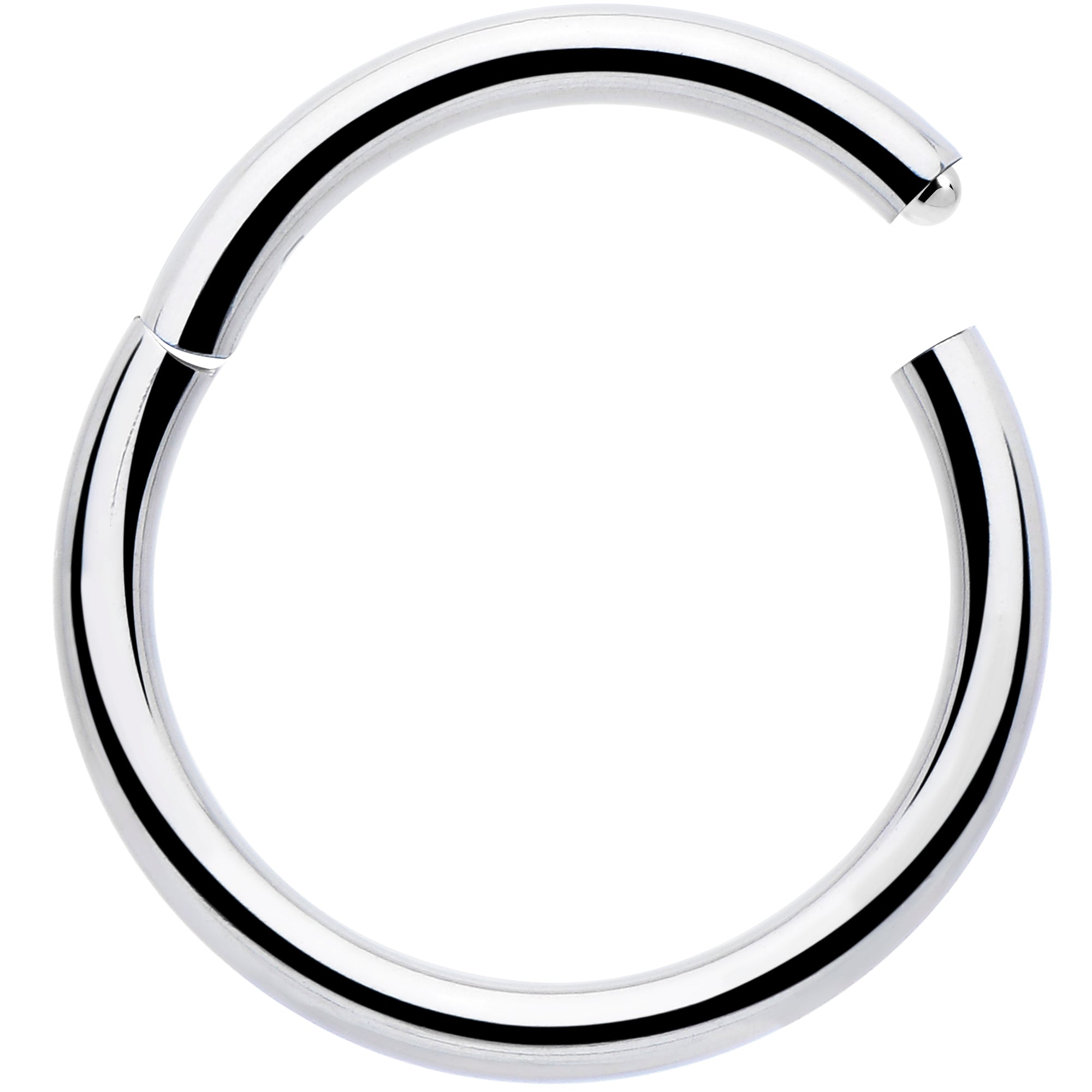 16G 9mm 316L Surgical Steel Precision Hinged Segment Hoop
