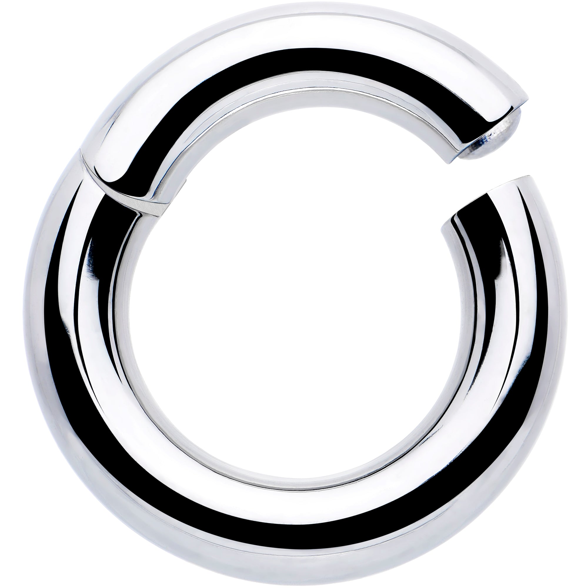 6G 1/2 316L Surgical Steel Precision Hinged Segment Hoop