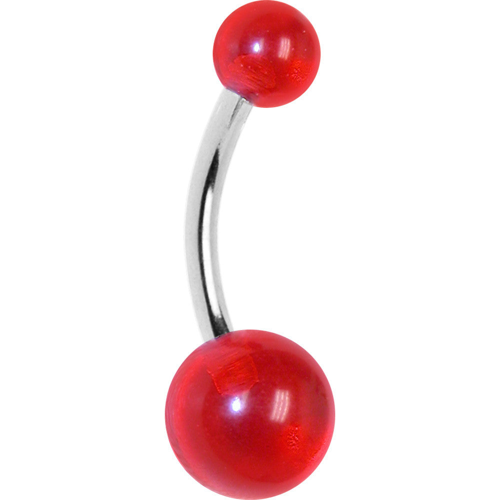 NY APPLE RED Belly Ring