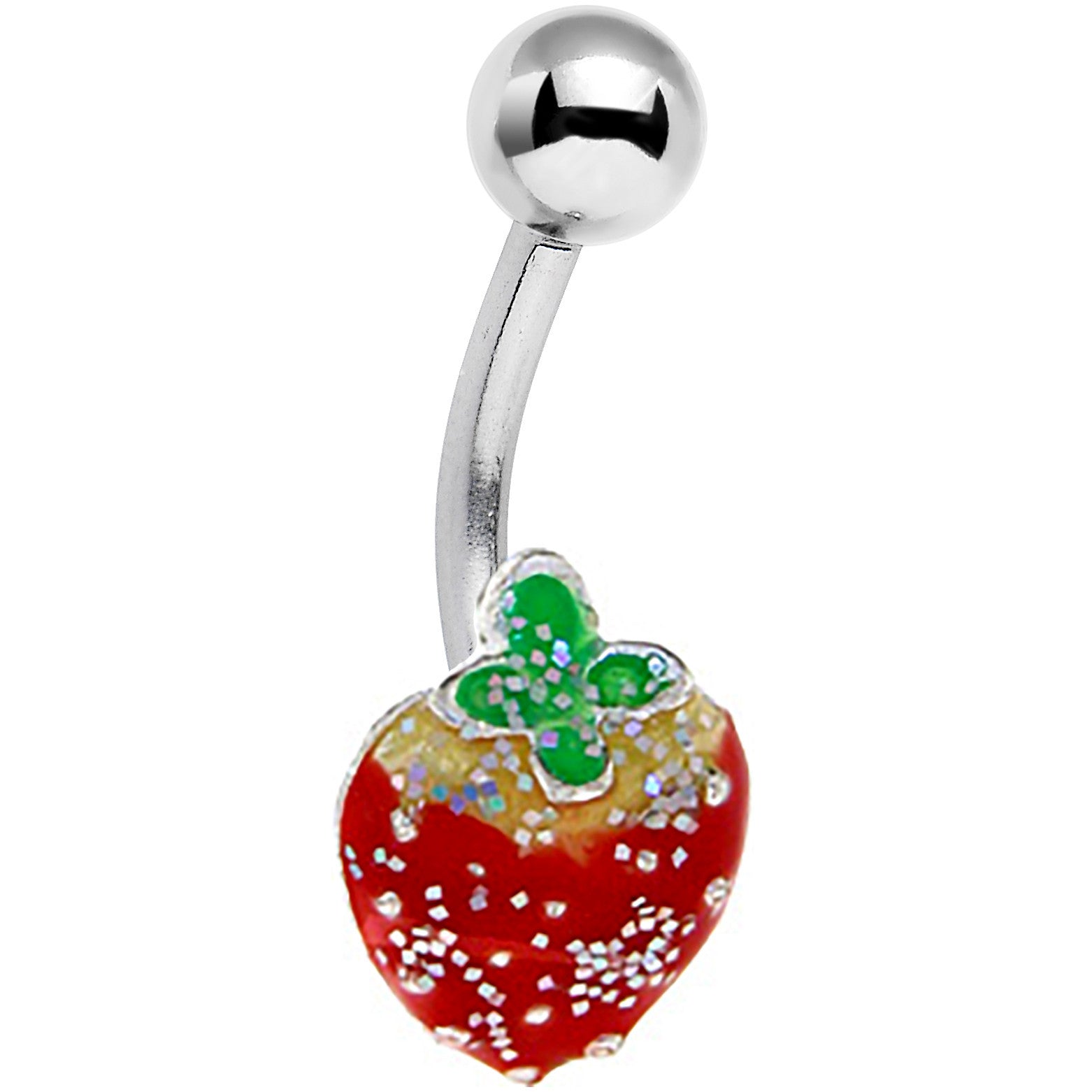 Sparkling STRAWBERRY No. 2 Belly Ring