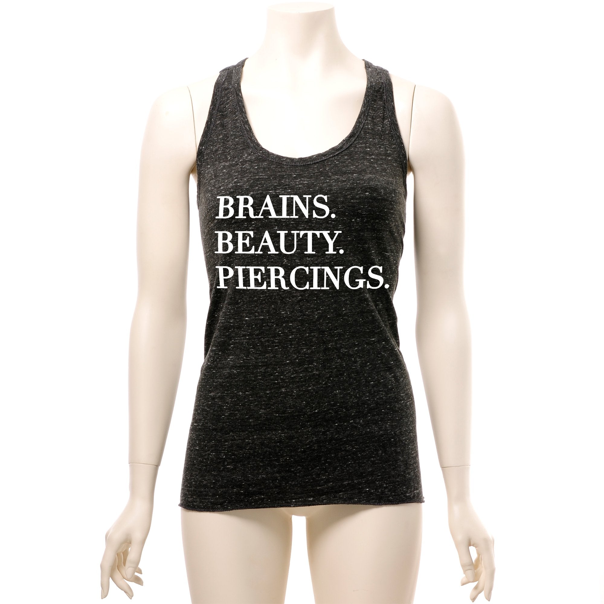 Brains Beauty & Piercings Cosmic Twist Back Tank Top
