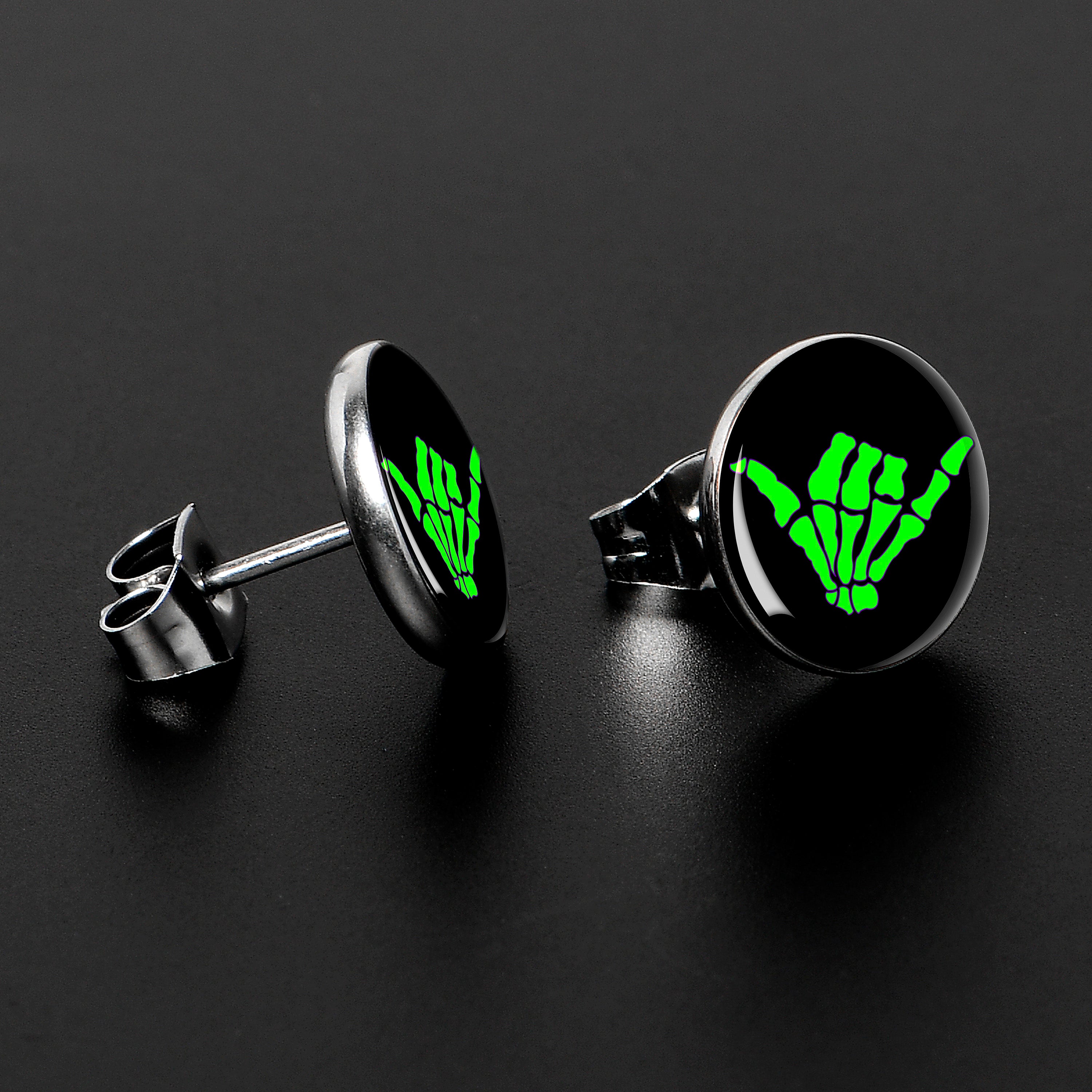 Shaka Hand  Stainless Steel Stud Earrings stylish jewelry