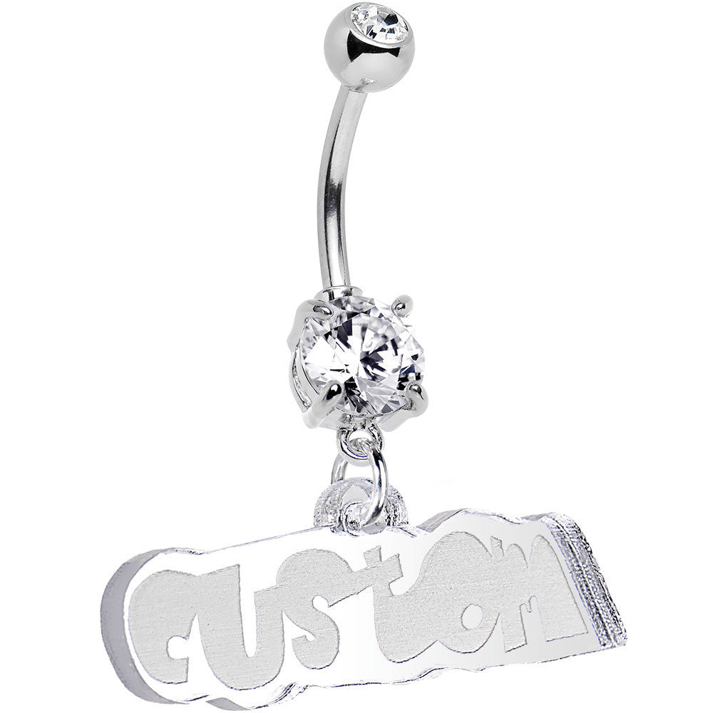 Buy Custom Name Belly Ring, Belly Button Ring, Gift for Her, Navel Ring,  Piecring Jewelry, Gold Name Belly Ring Online in India - Etsy