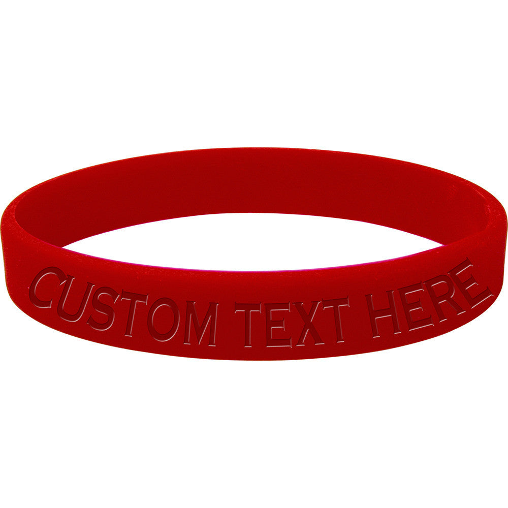 ATORSE® 10 Pieces/Pack Blank Silicone Wristbands Fashion Rubber Bracelet Red  : Amazon.in: Toys & Games