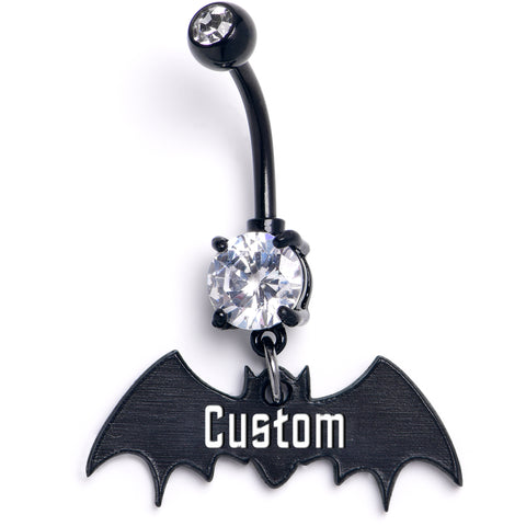 Batman Belly Button Rings Dangle