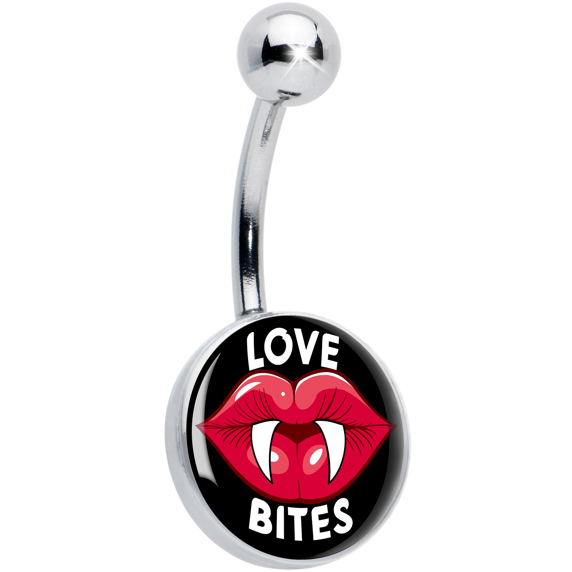 Valentine Love Bites Belly Ring
