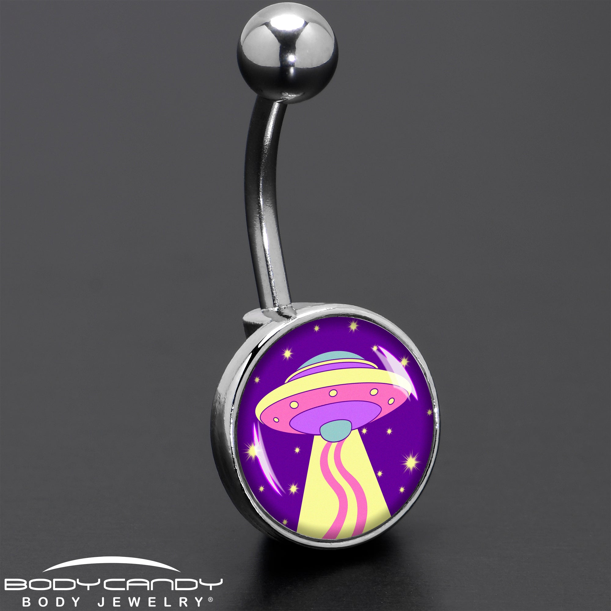 Style Space Invasion UFO Belly Ring by Onyx O
