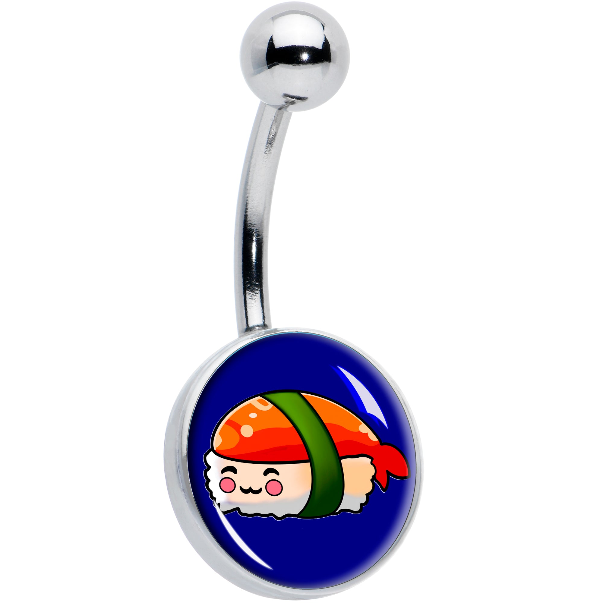 Sushi Hypoallergenic Stainless Steel Belly Ring