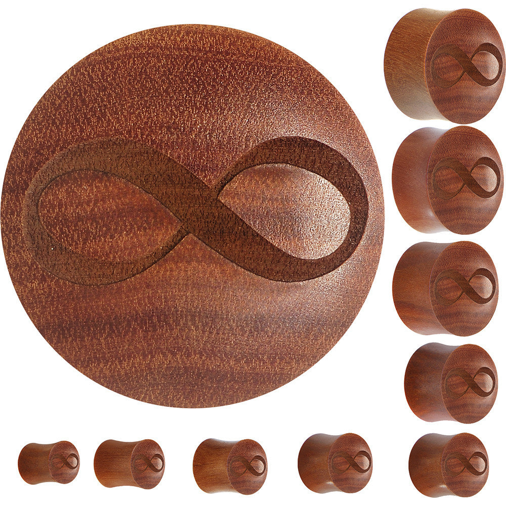 Organic Sawo Wood Infinity Saddle Plug