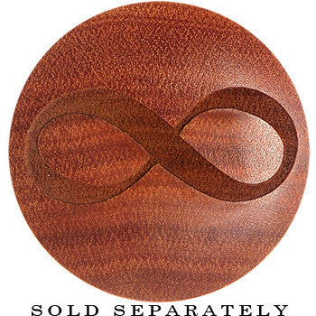Organic Sawo Wood Infinity Saddle Plug