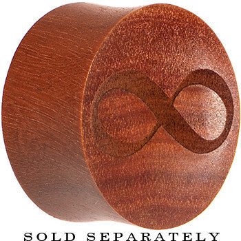 Organic Sawo Wood Infinity Saddle Plug