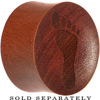 Organic Sawo Wood Footprint Saddle Plug